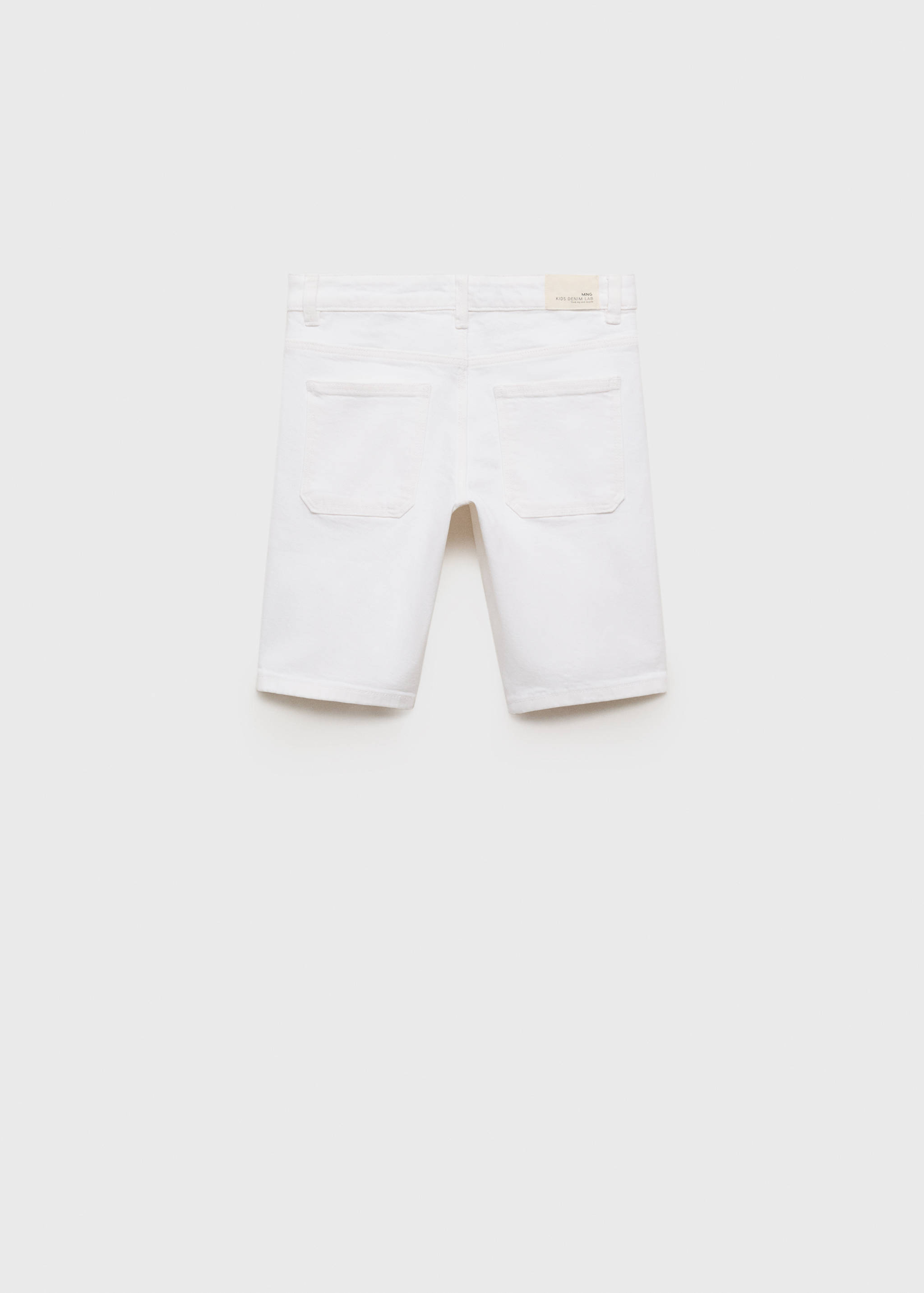 Denim Bermuda shorts - Reverse of the article