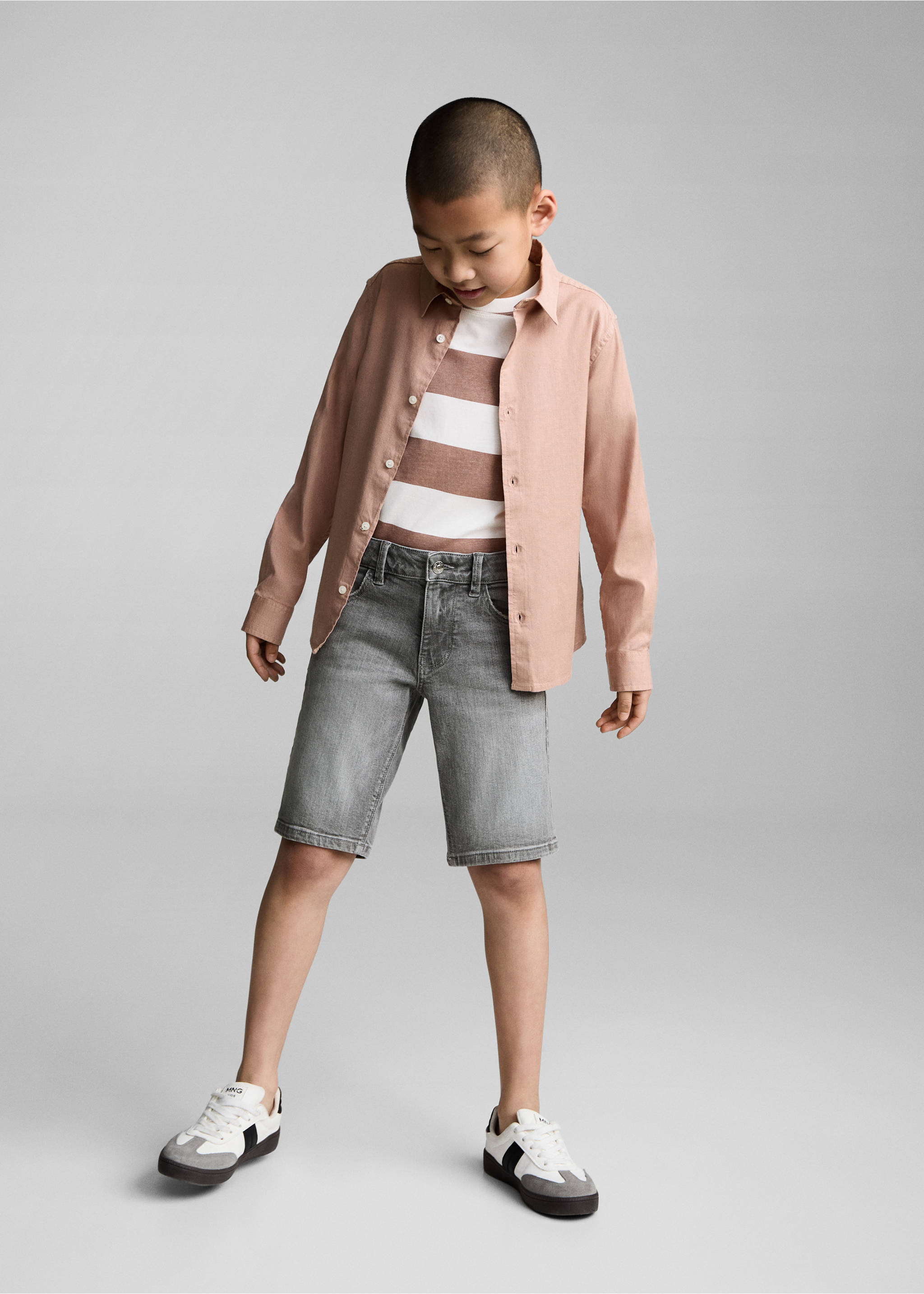 Denim Bermuda shorts - General plane, Denim Grey. Ref: 87066346-00.