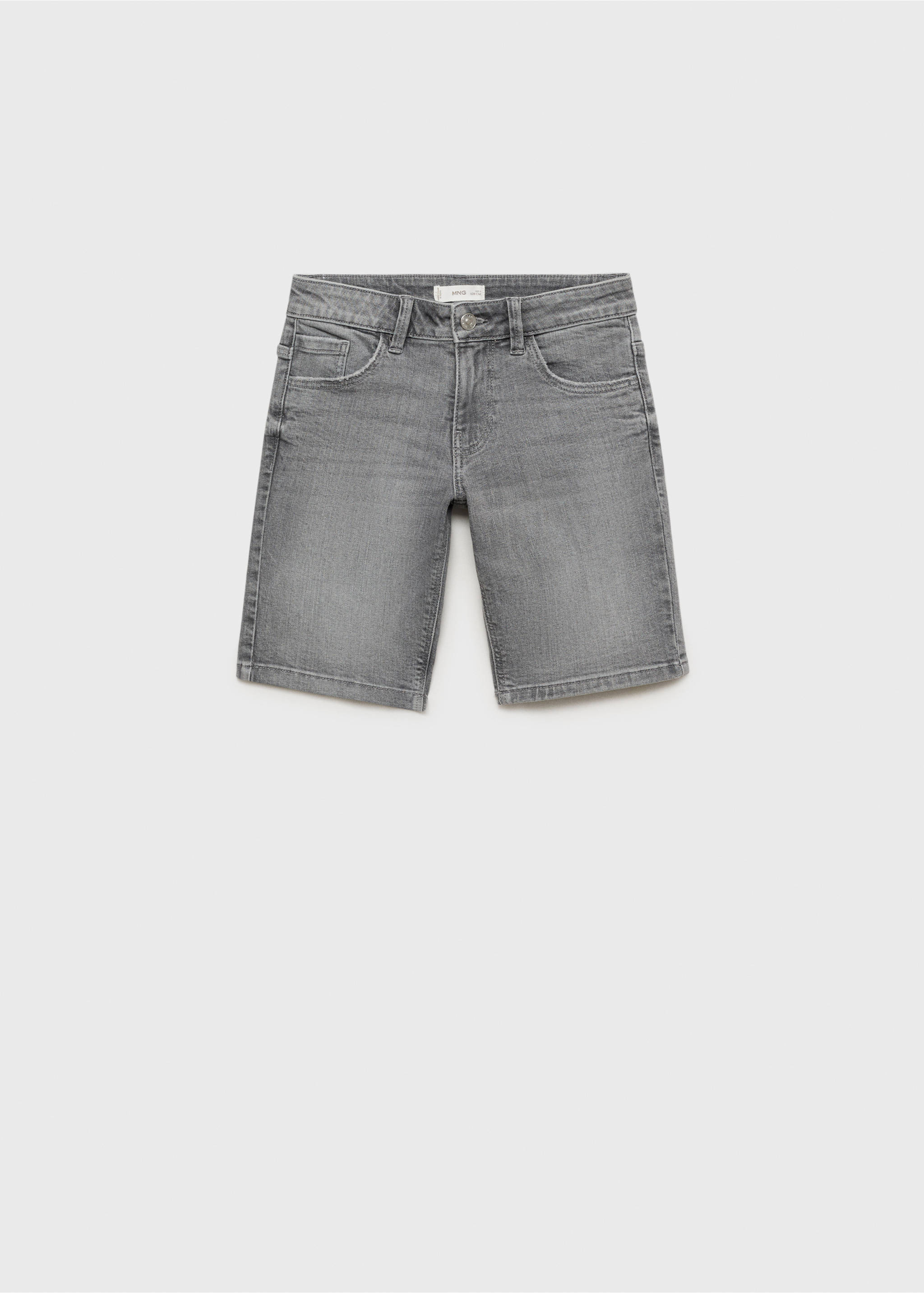 Denim Bermuda shorts - Article without model, Denim Grey. Ref: 87066346-00.