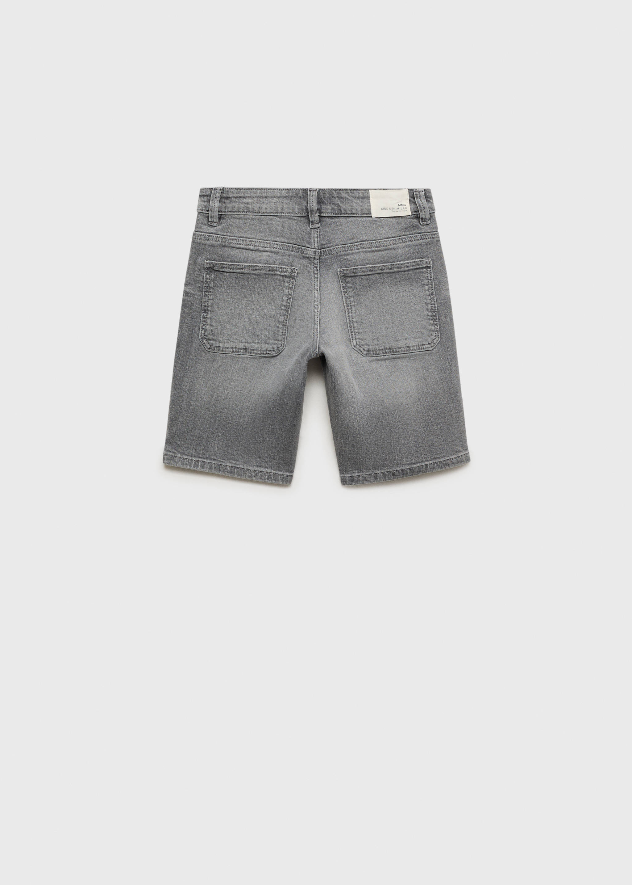 Denim Bermuda shorts - Reverse of the article