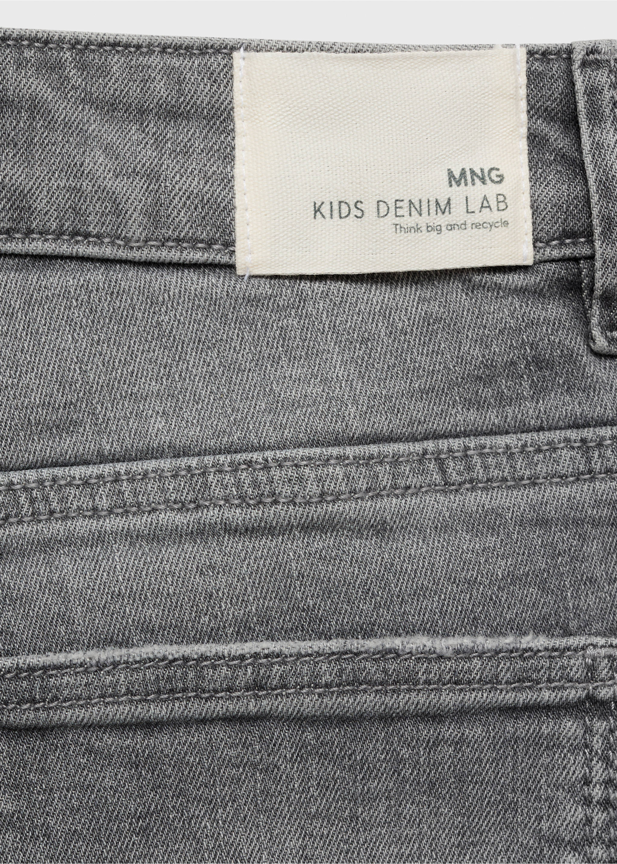 Denim Bermuda shorts - Details of the article 0, Denim Grey. Ref: 87066346-00.