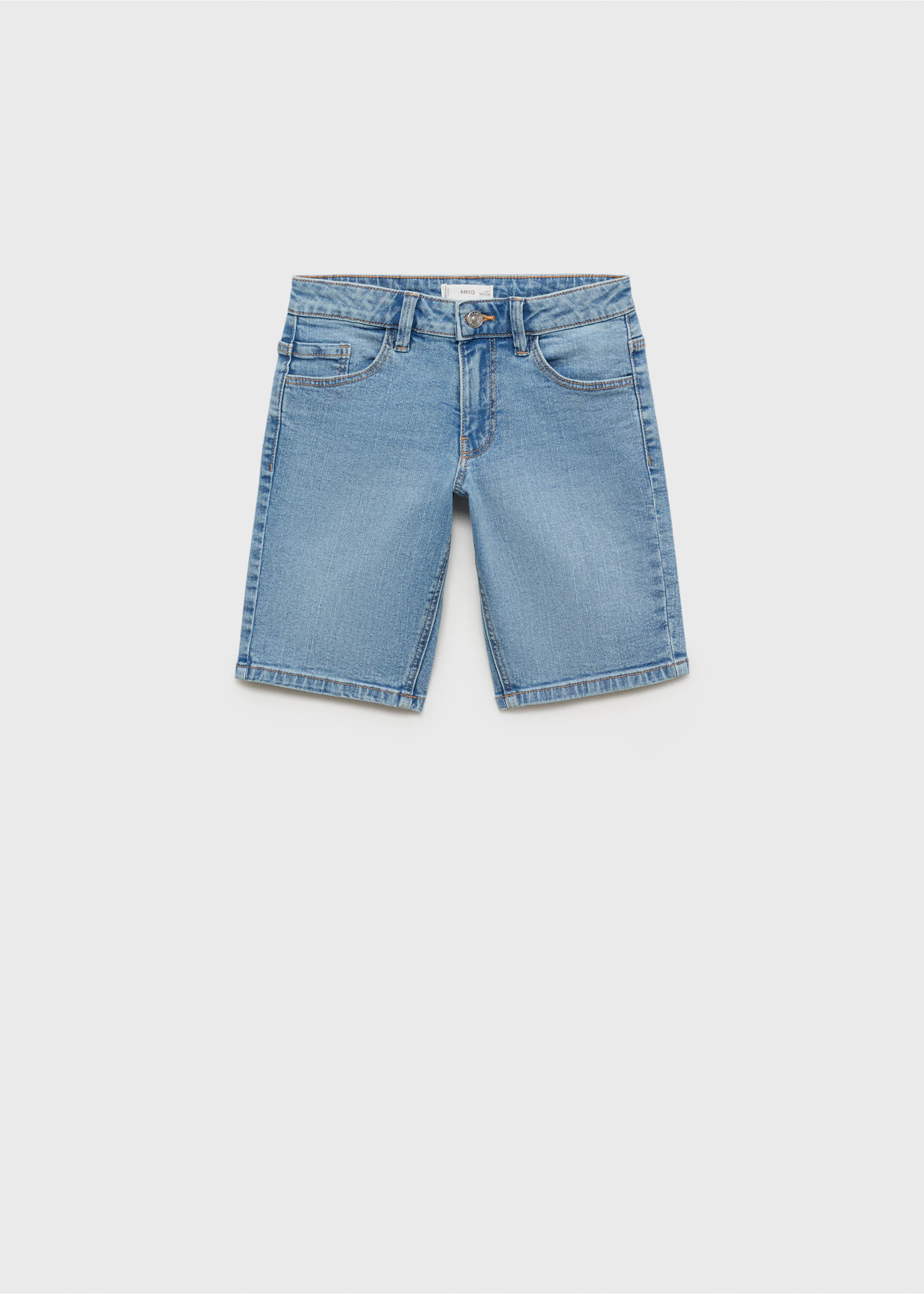 Denim Bermuda shorts - Article without model, Medium Blue. Ref: 87066346-00.