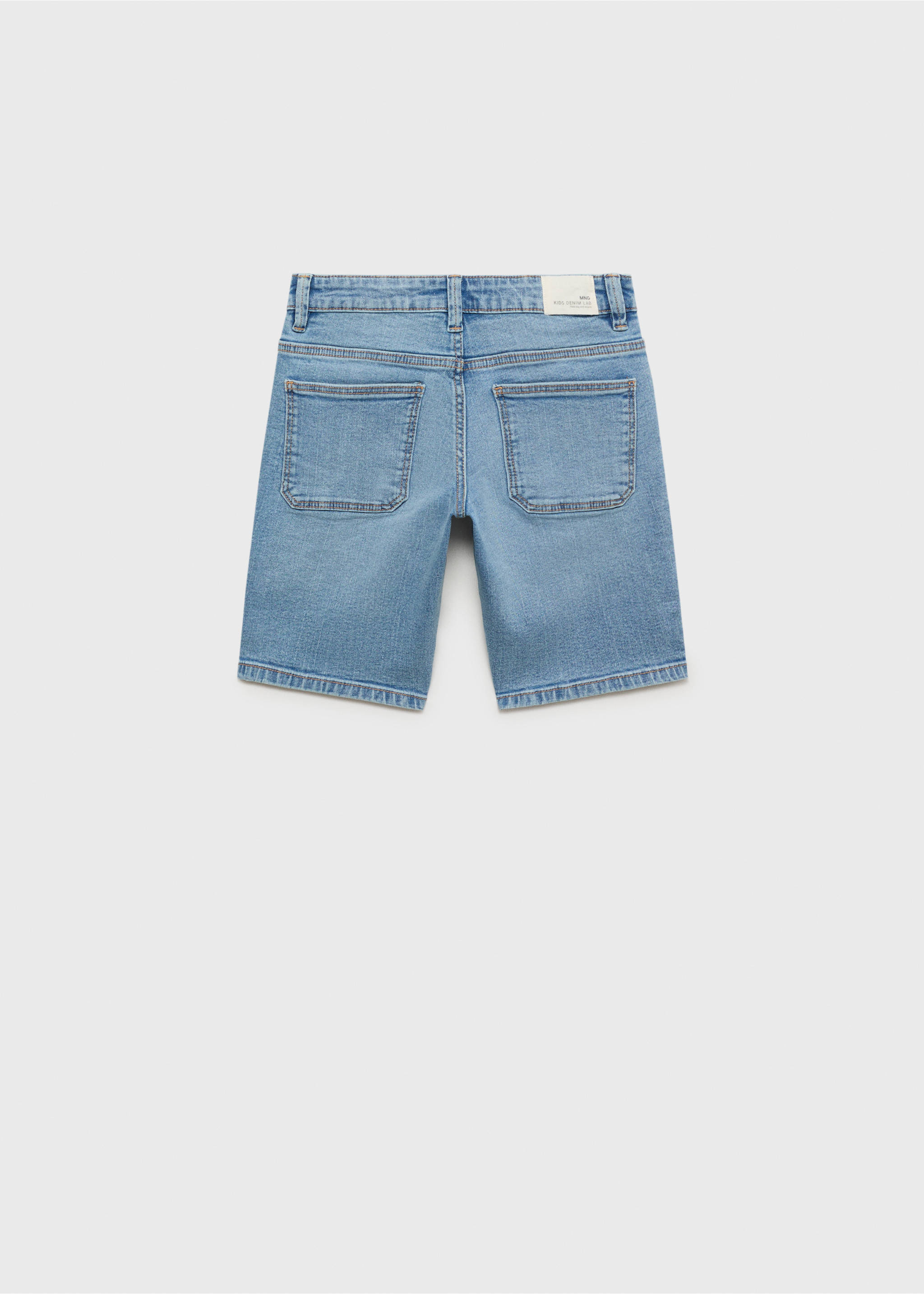 Denim Bermuda shorts - Reverse of the article, Medium Blue. Ref: 87066346-00.