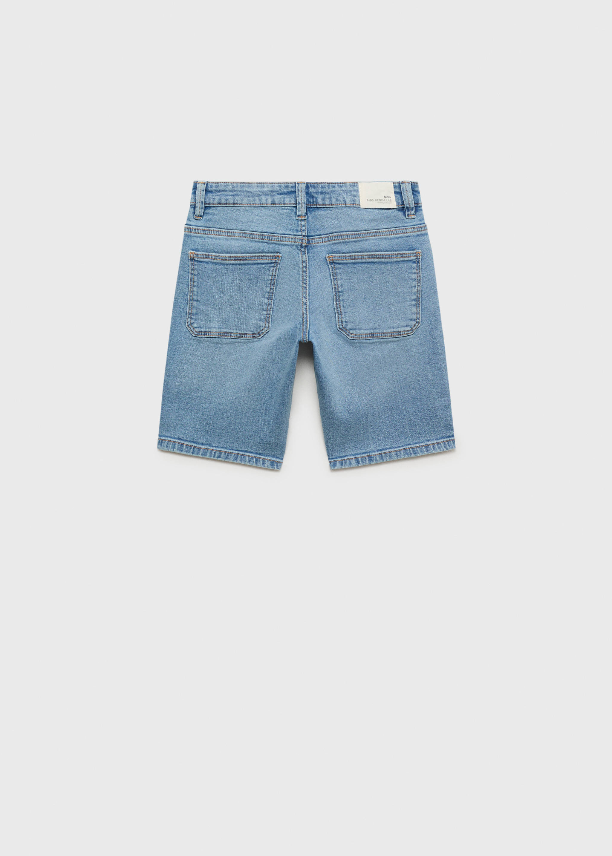 Denim Bermuda shorts - Reverse of the article