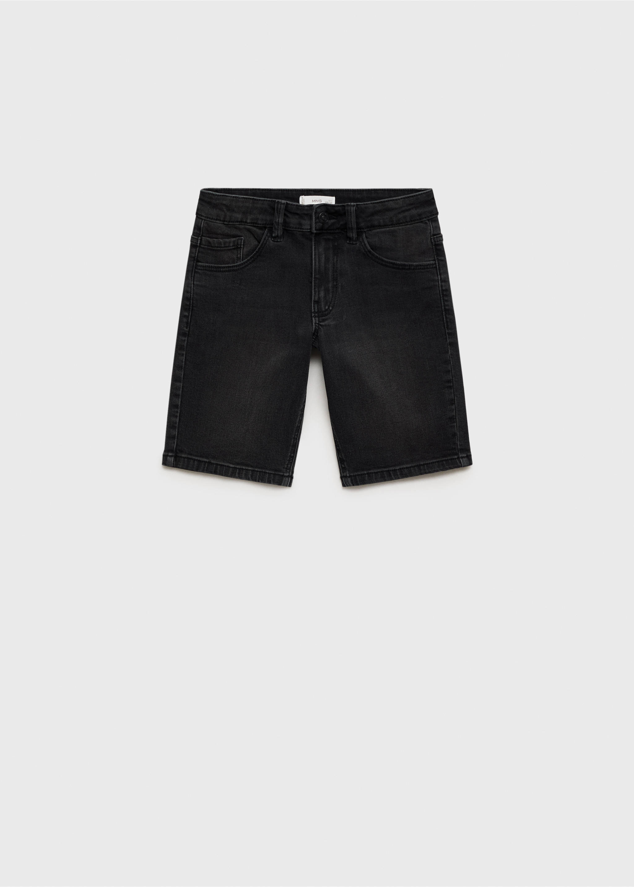Džínové bermudy - Zboží bez modelu, Black denim. Ref: 87066346-00.