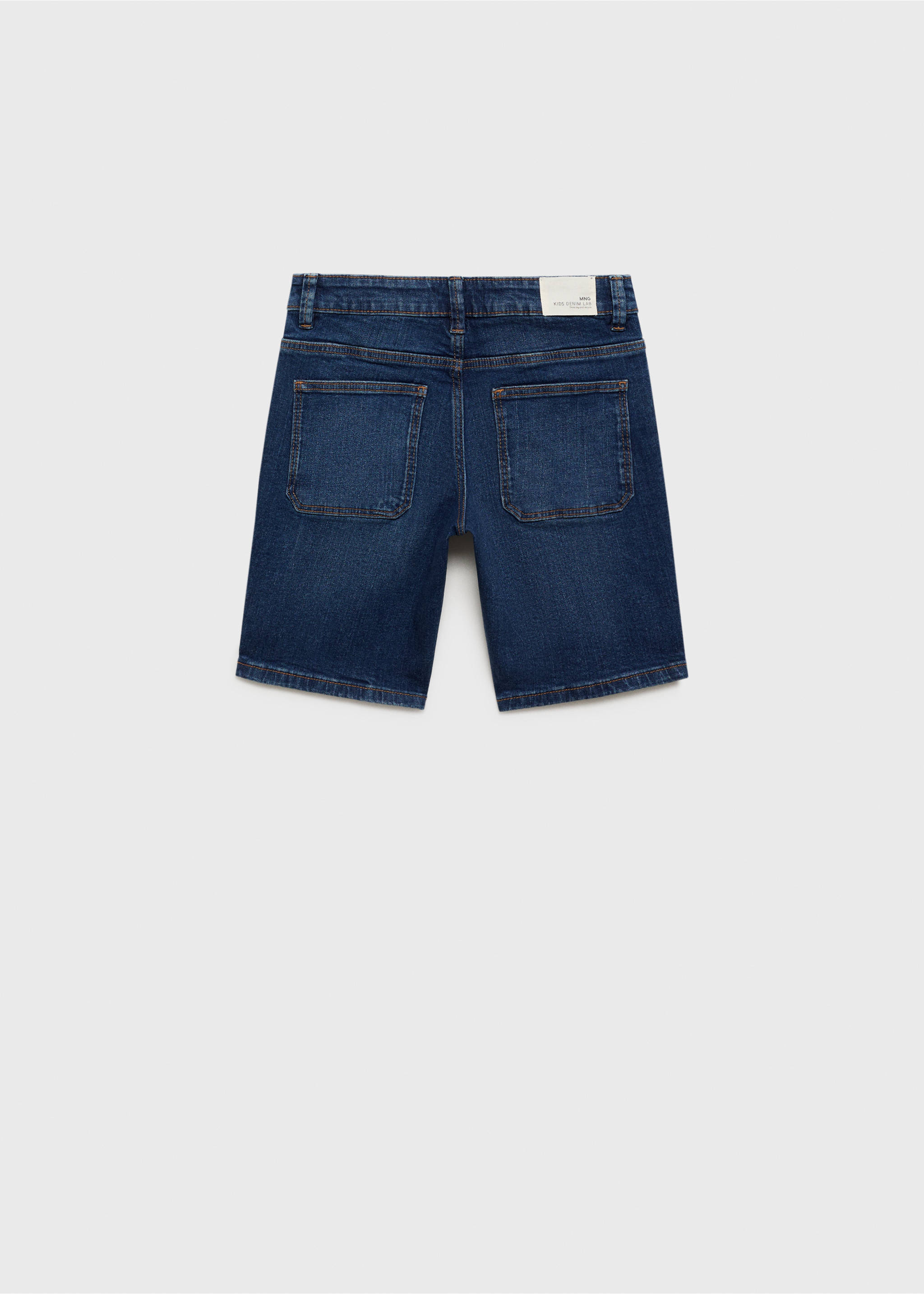 Denim Bermuda shorts - Reverse of the article, Dark Blue. Ref: 87066346-00.