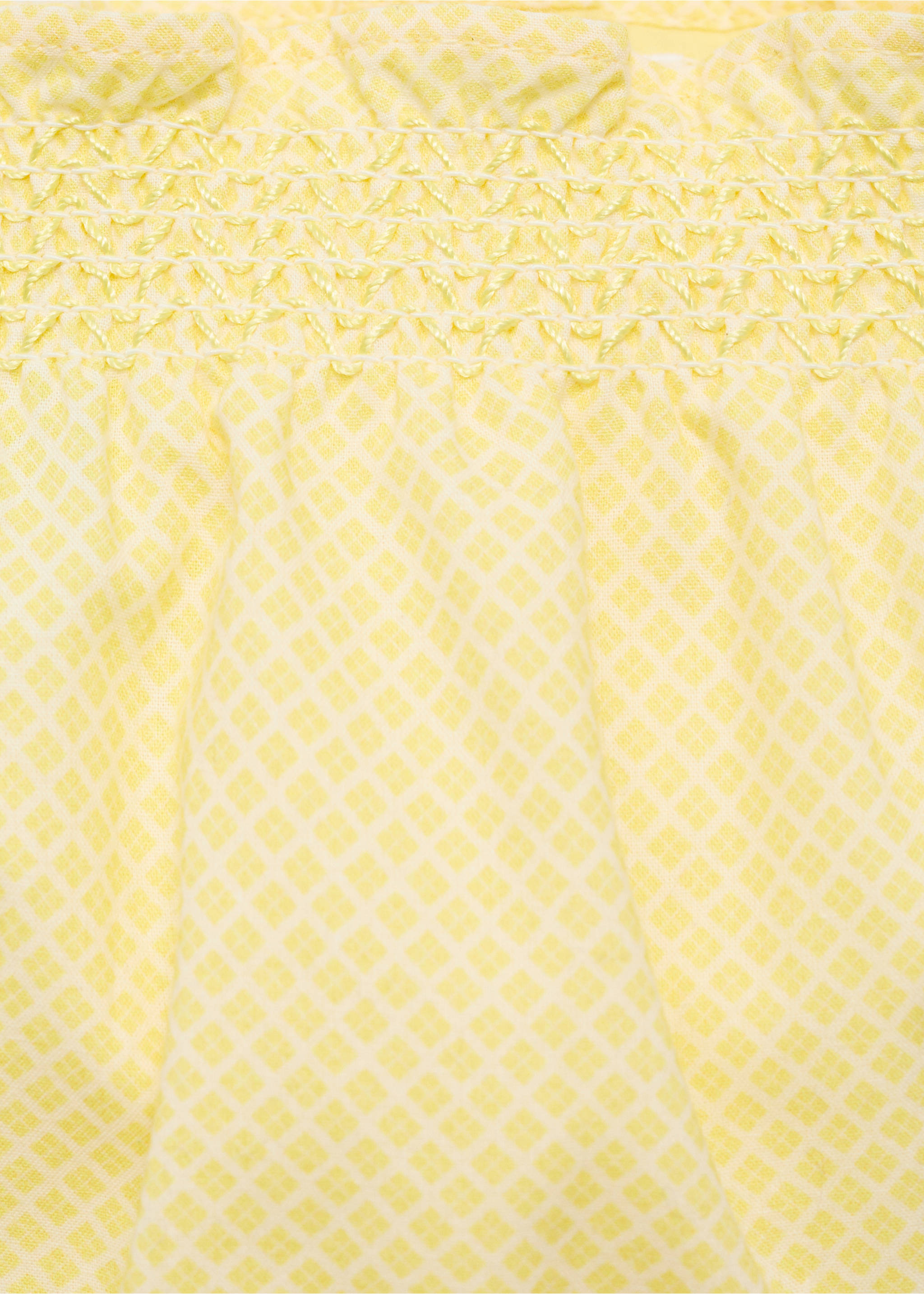 Σορτς βαμβάκι εμπριμέ - Λεπτομέρεια του προϊόντος 8, Κίτρινο. Ref: 87066354-00.