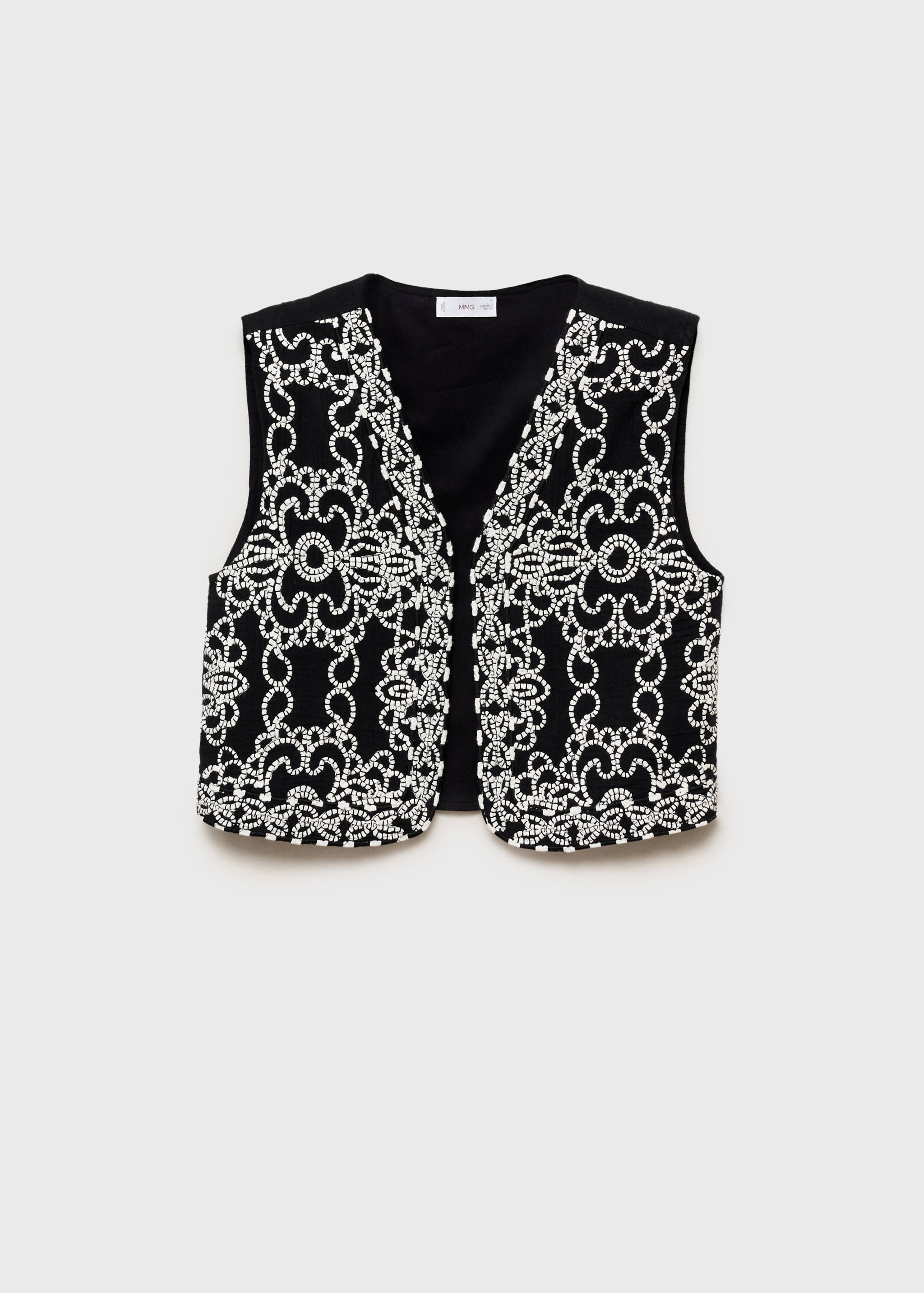 Embroidered gilet - Article without model