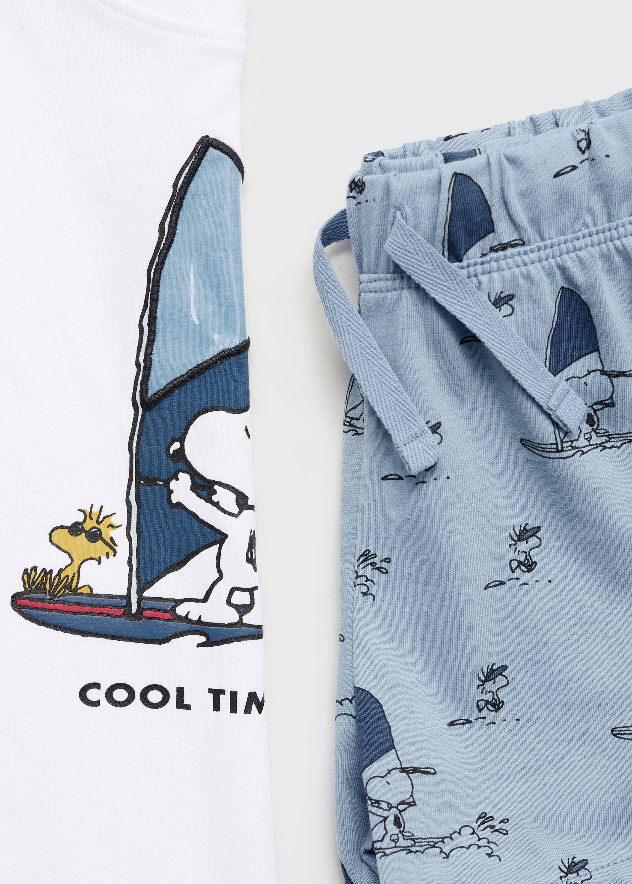 Pijama curto do Snoopy - Pormenor do artigo 0, Azul. Ref: 87066359-00.