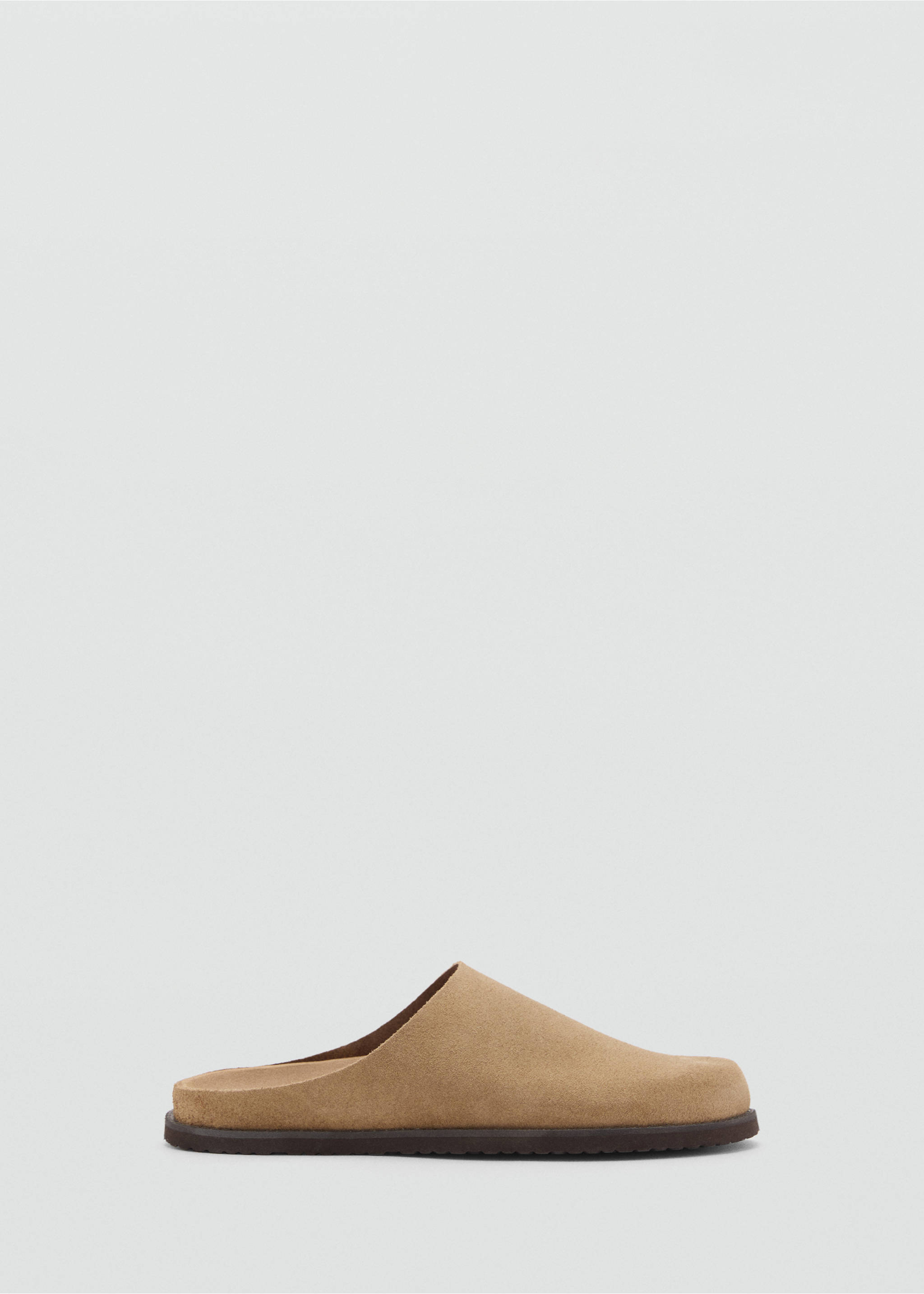 Suede leather clogs - Article without model, Beige. Ref: 87066363-00.