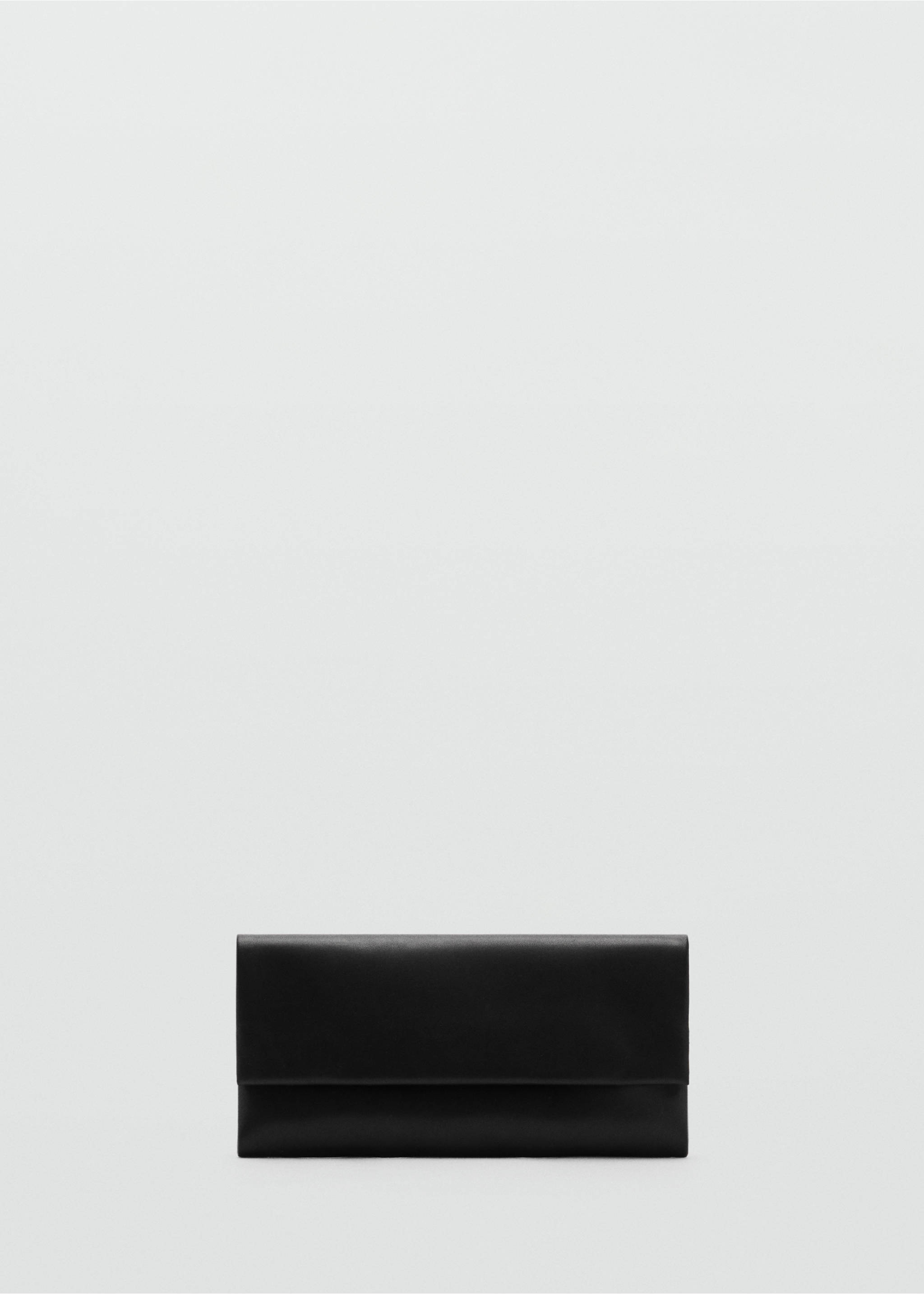 Flap leather bag - Article without model, Black. Ref: 87066366-00.