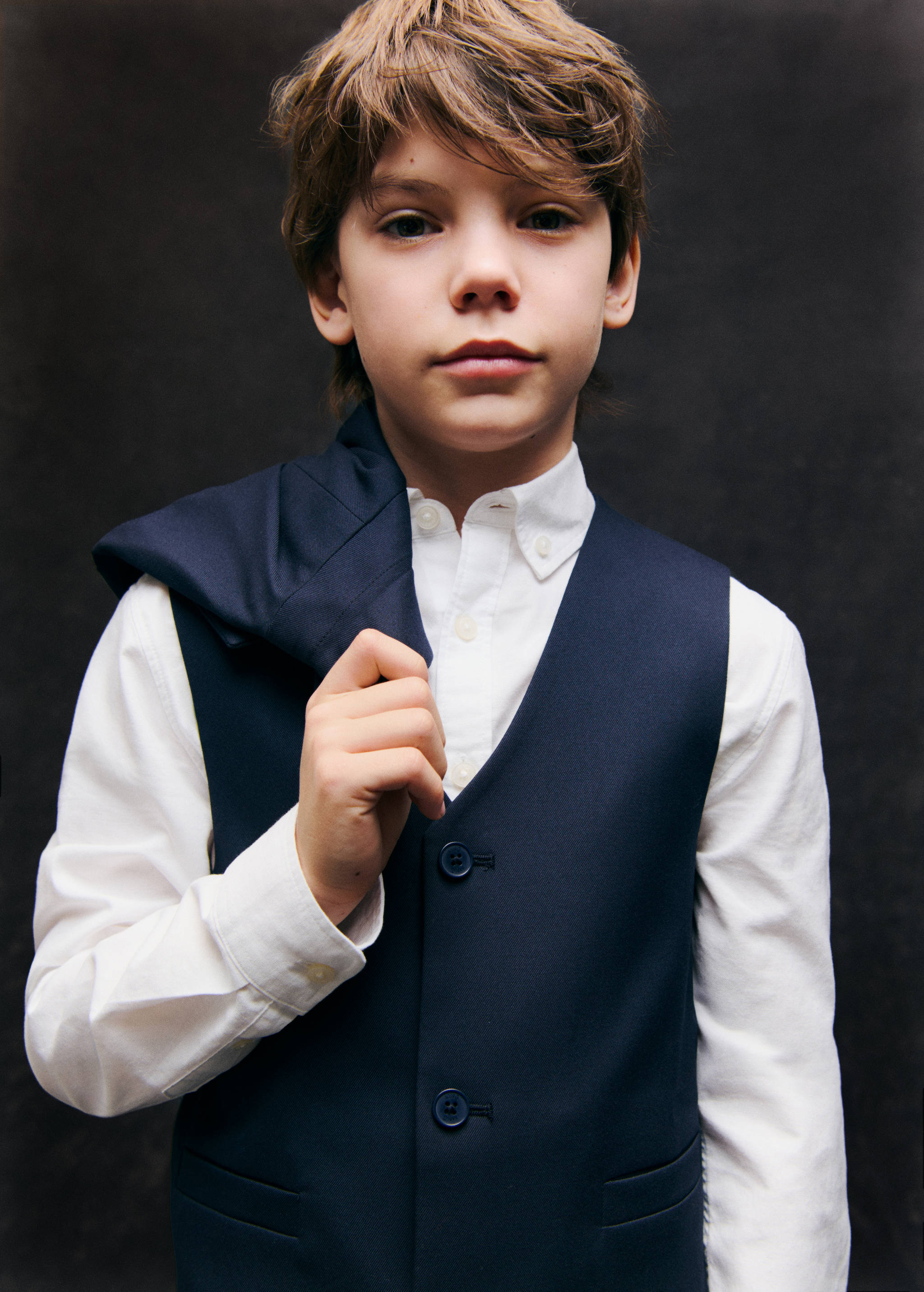 Slim-fit suit vest - Details of the article 6