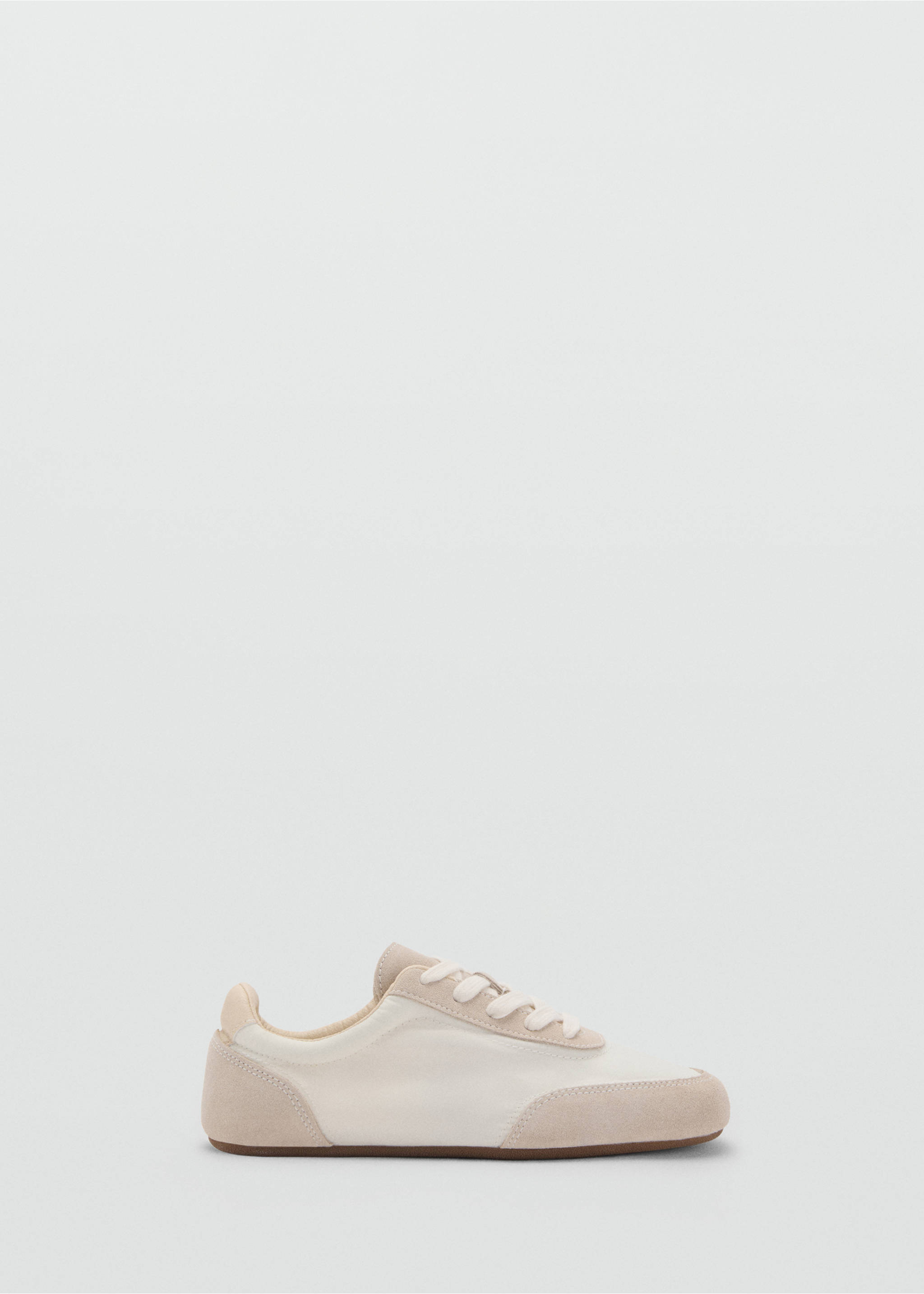 Lace-up suede sneakers - Article without model, White. Ref: 87066710-00.
