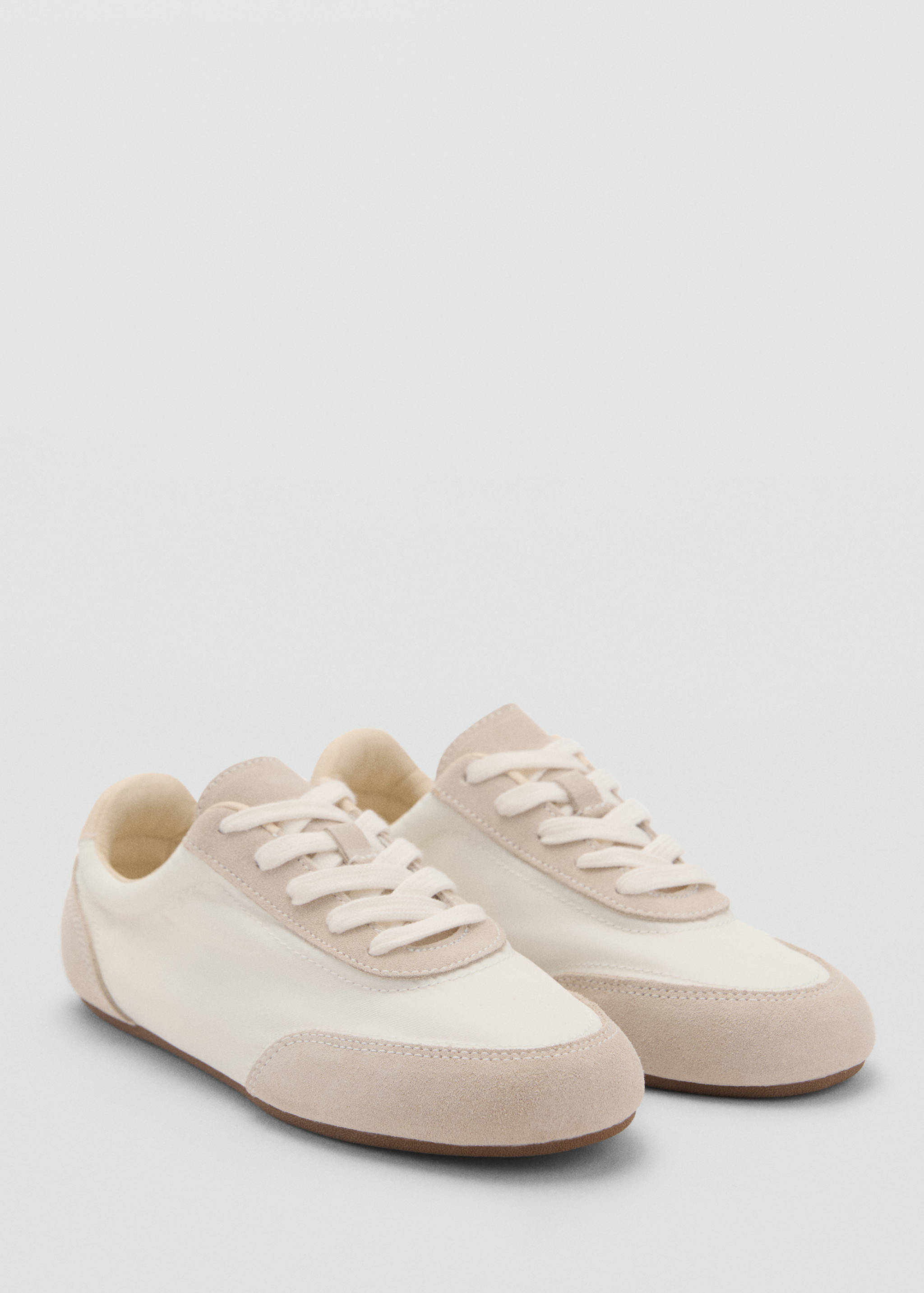 Lace-up suede sneakers - Medium plane