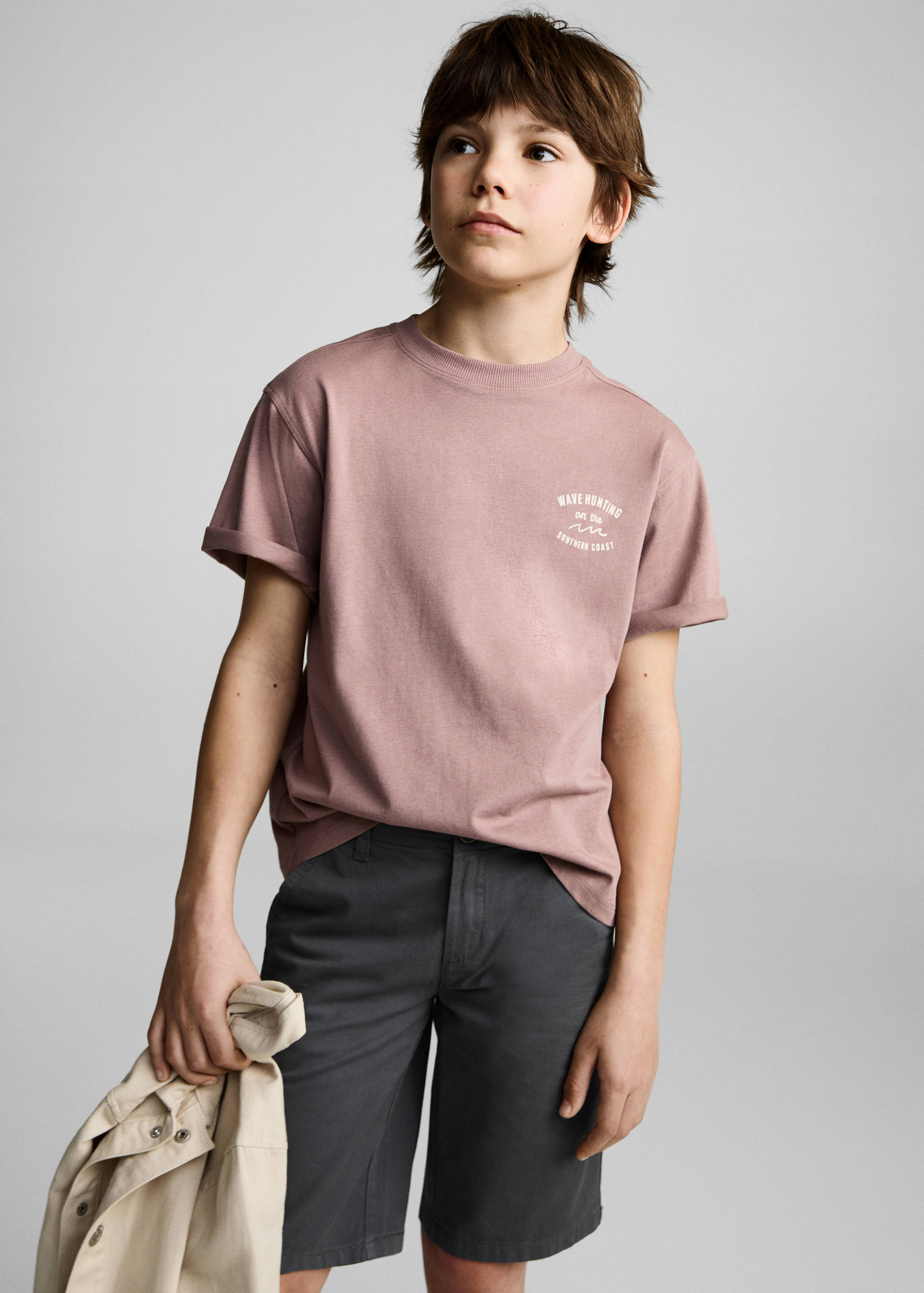Bermudashorts im Chino-Stil - Mittlere Ansicht