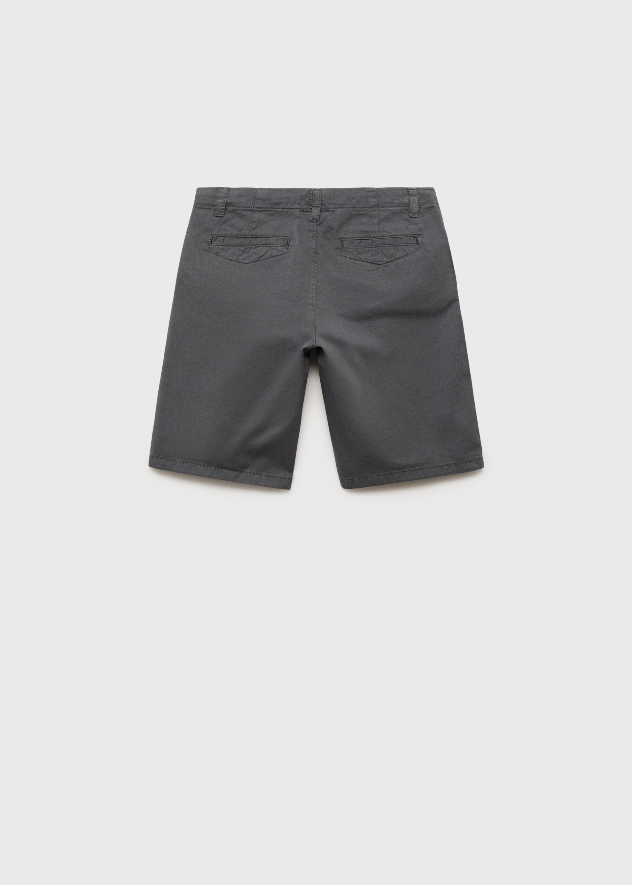 Calções estilo chino - Verso do artigo, Cinzento-carvão. Ref: 87066712-00.