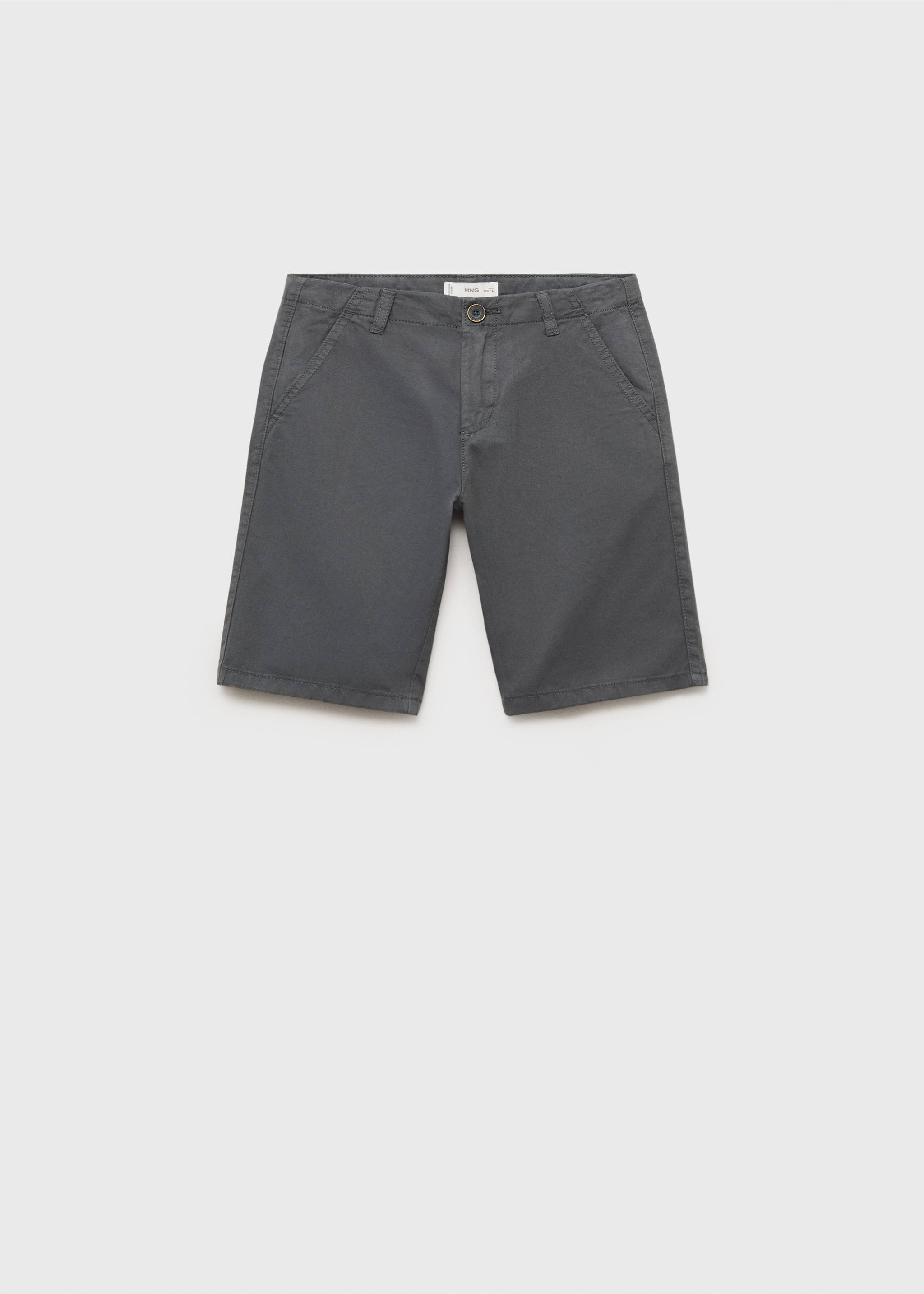 Cotton Bermuda shorts - Article without model, Charcoal. Ref: 87066712-00.