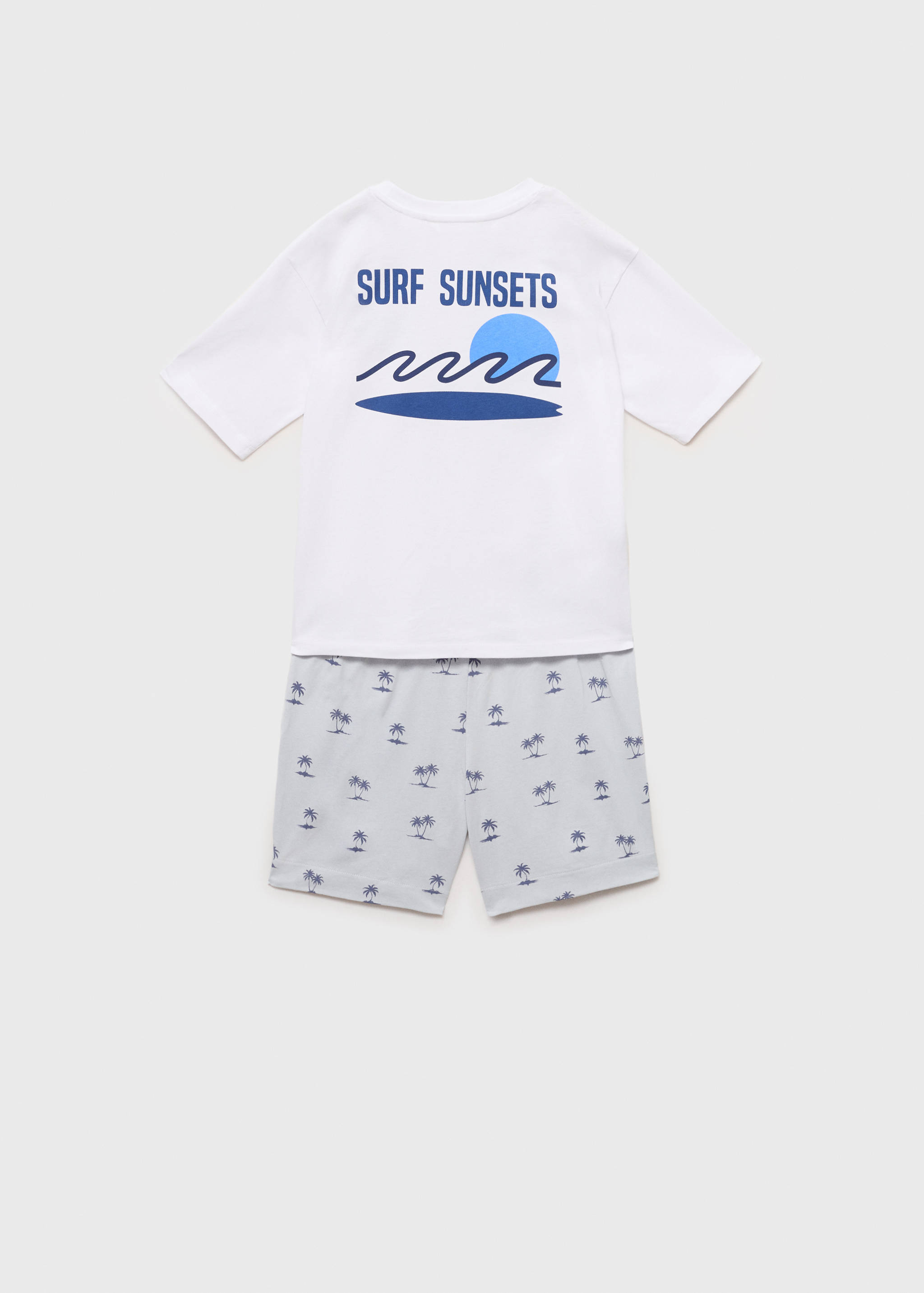 Surf short pyjamas - Reverse of the article