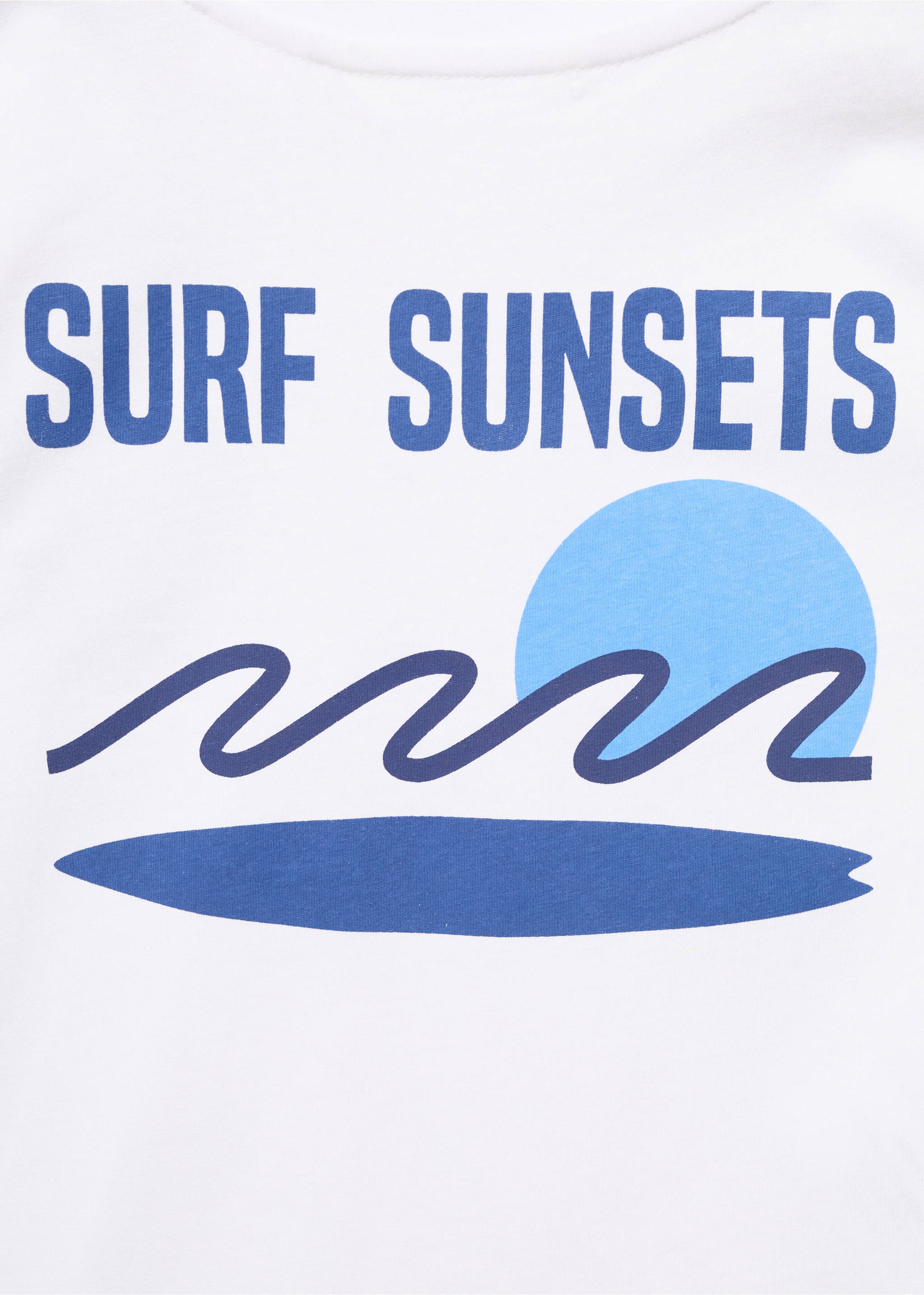 Piżama z surfingowym motywem z krótkimi nogawkami - Szczegóły artykułu 8, Złamana biel. Ref: 87066719-00.