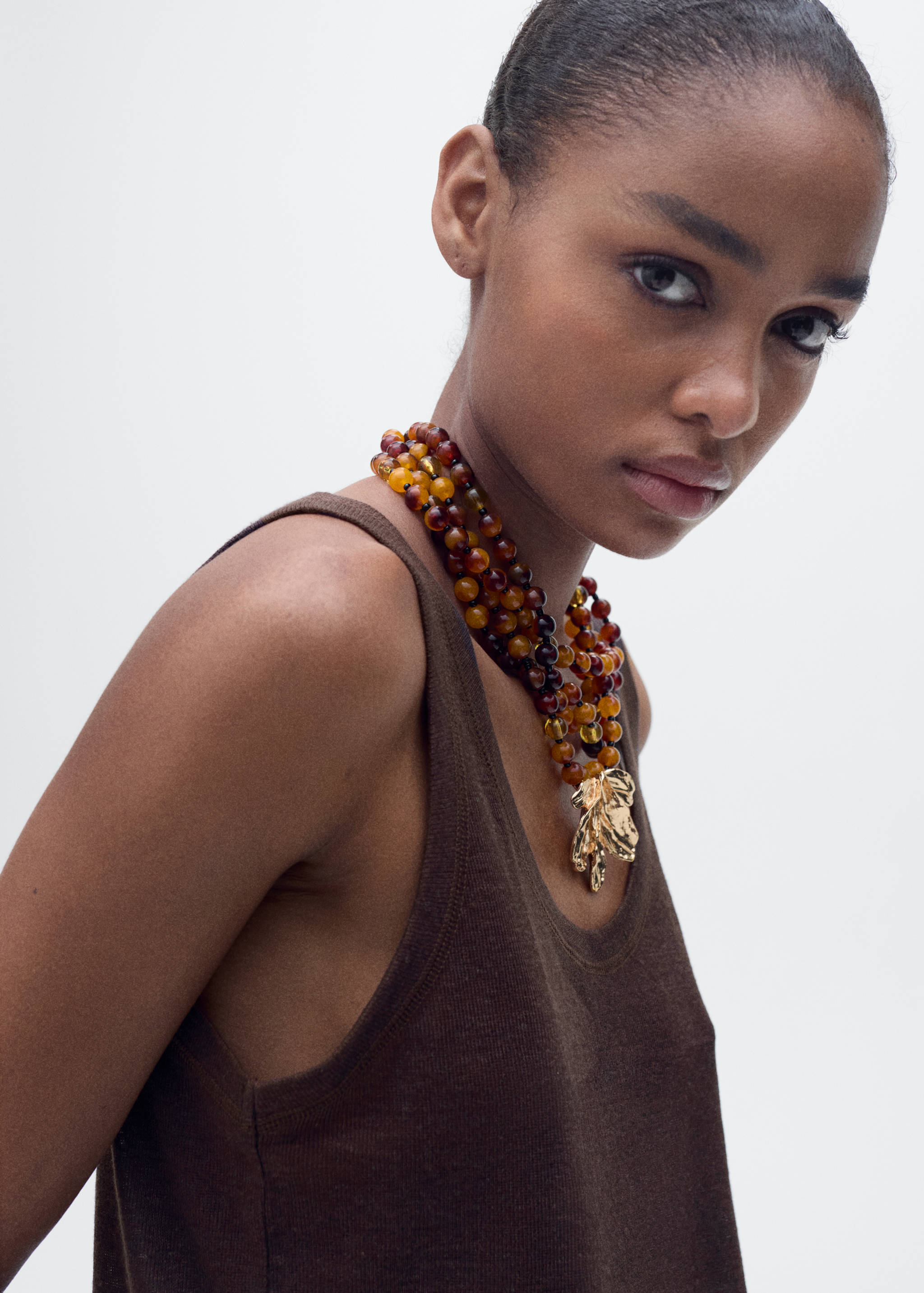 Strap linen top - Details of the article 1