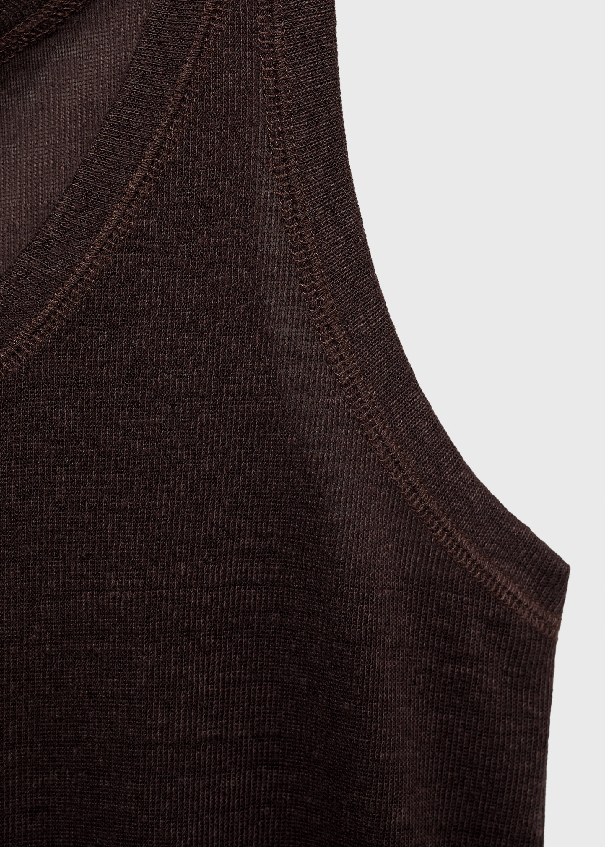 Strap linen top - Details of the article 8