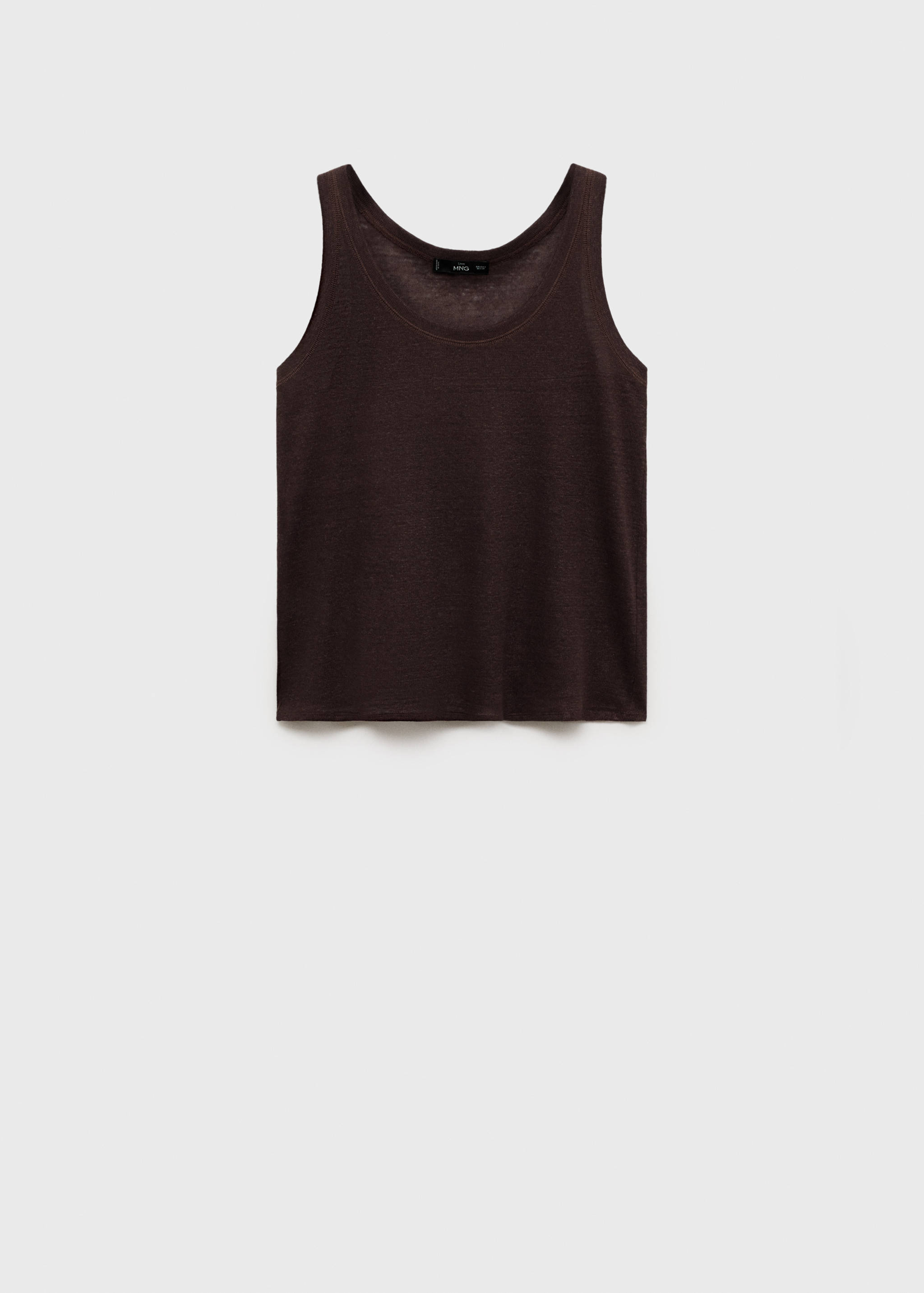 Strap linen top - Article without model