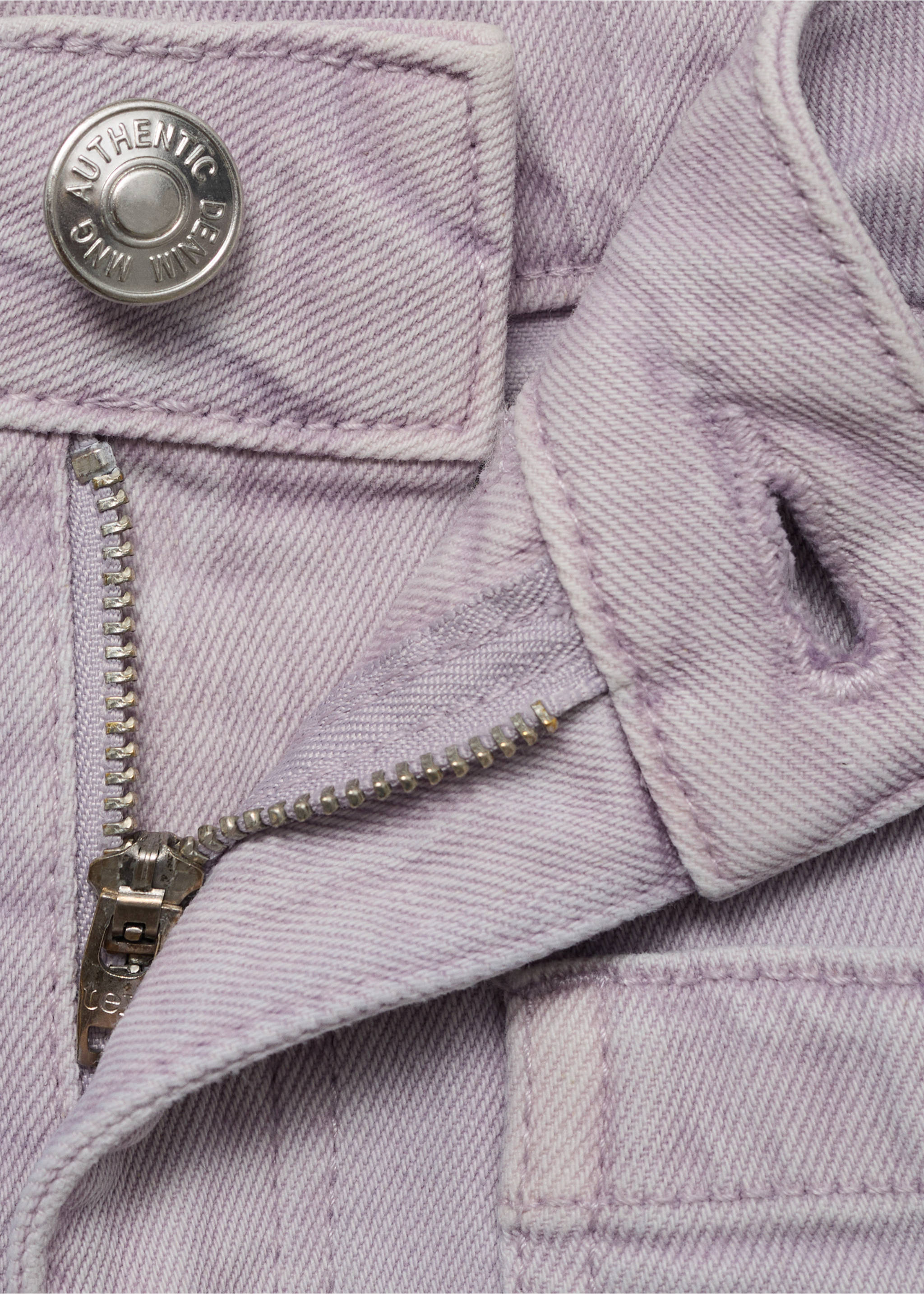 Shorts vaqueros bolsillos - Detalle del artículo 8, Lila. Ref: 87067166-00.