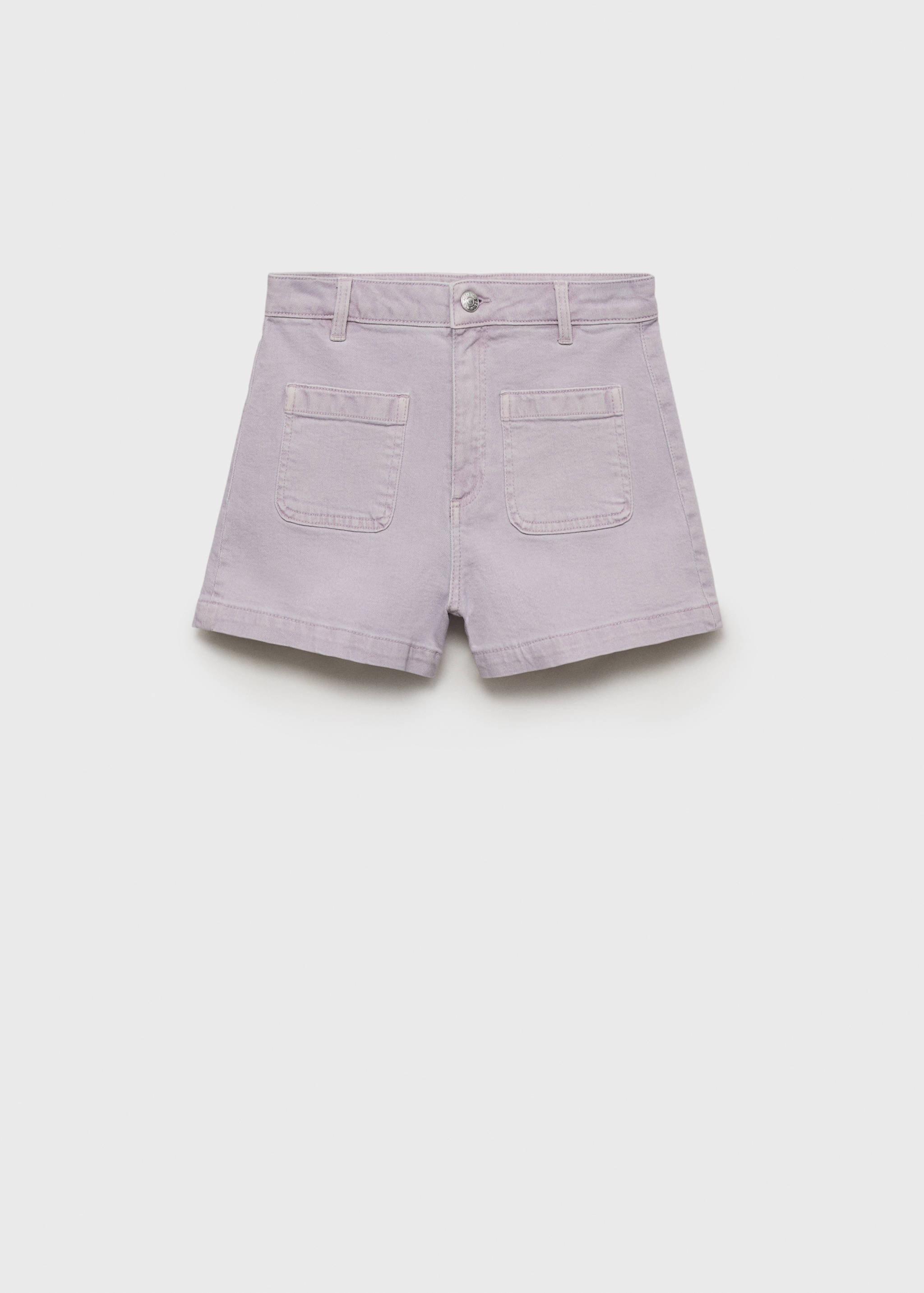 Denim shorts with pockets - Article without model