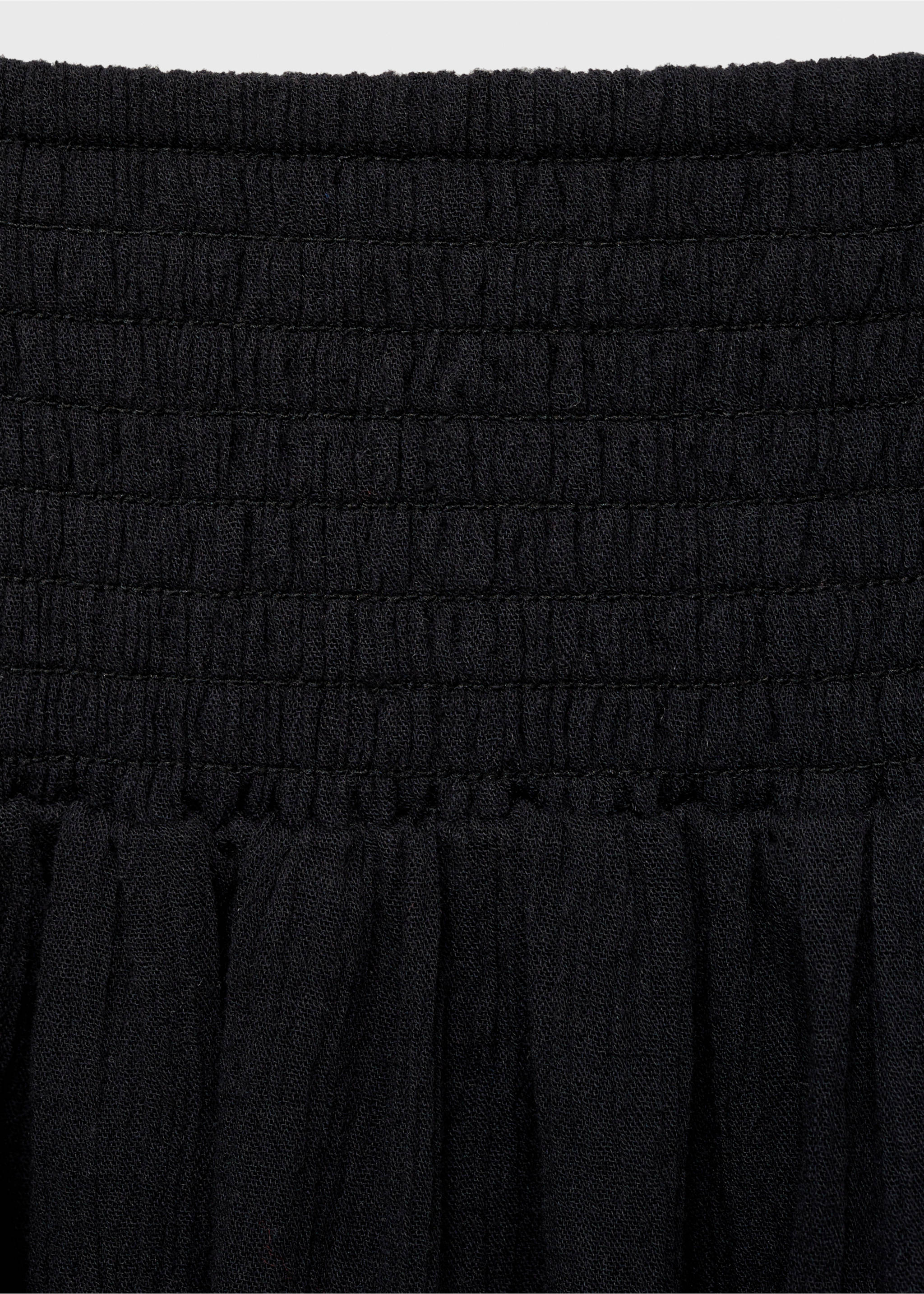 Langer Volantrock - Detail des Artikels 0, Schwarz. Ref: 87067168-00.