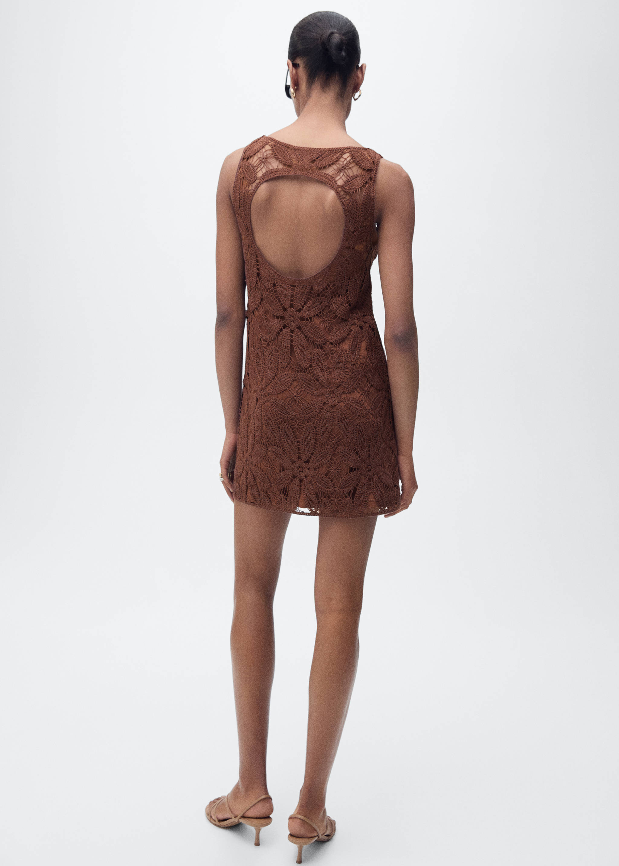 Vestido crochet espalda abierta - Reverso del artículo