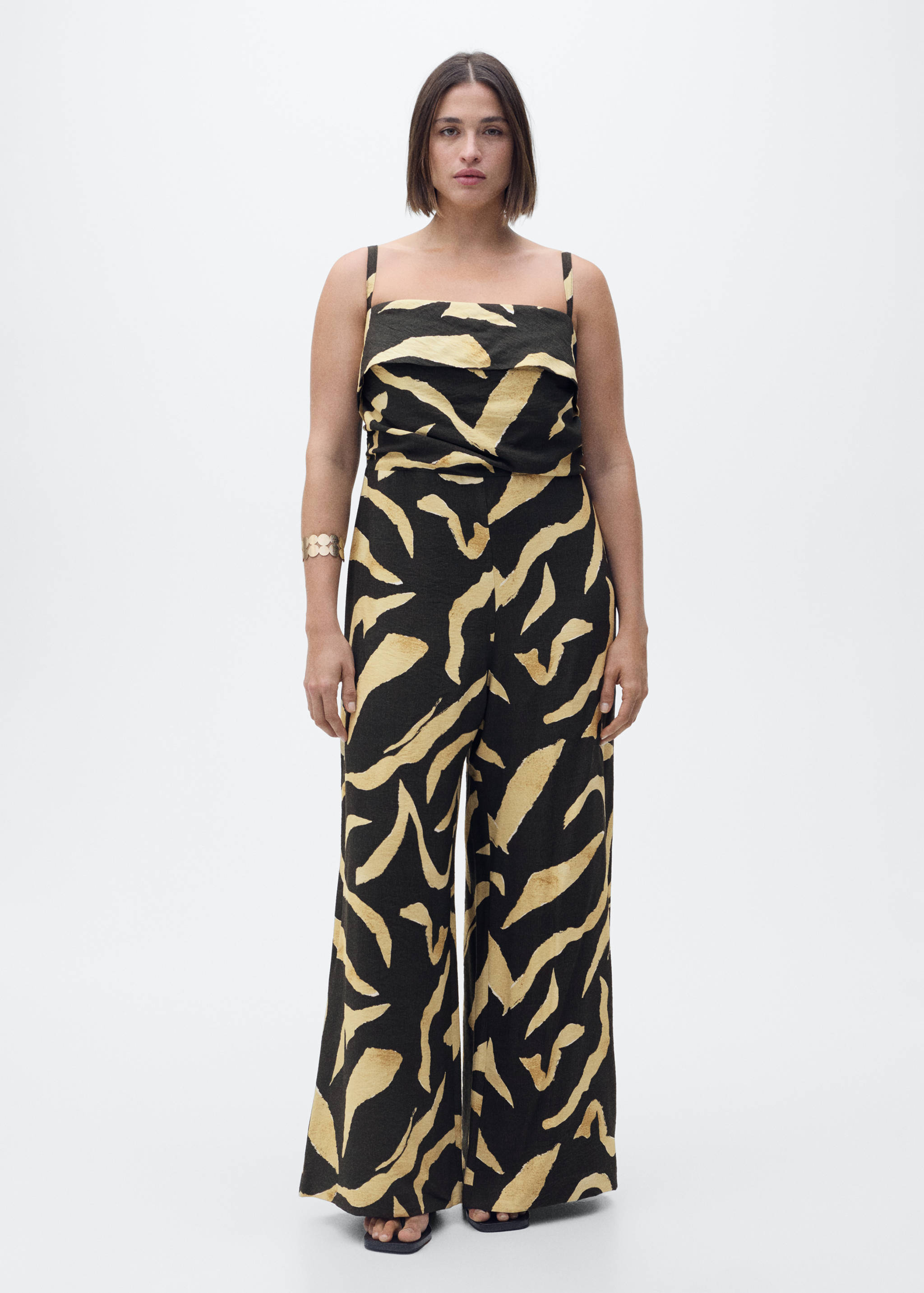 Schulterfreier Print-Jumpsuit - Detail des Artikels 6