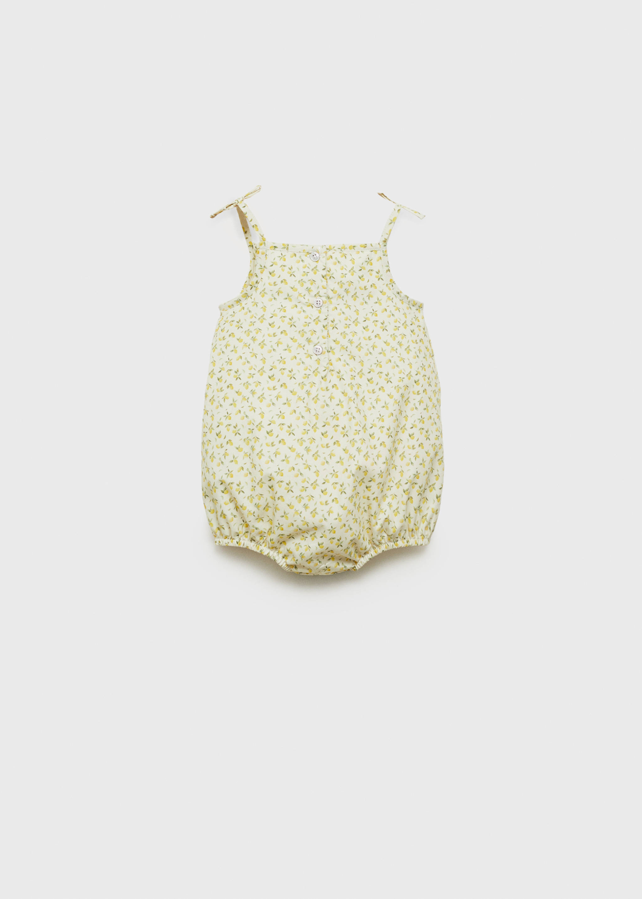 Print cotton one-piece suit - Reverse of the article