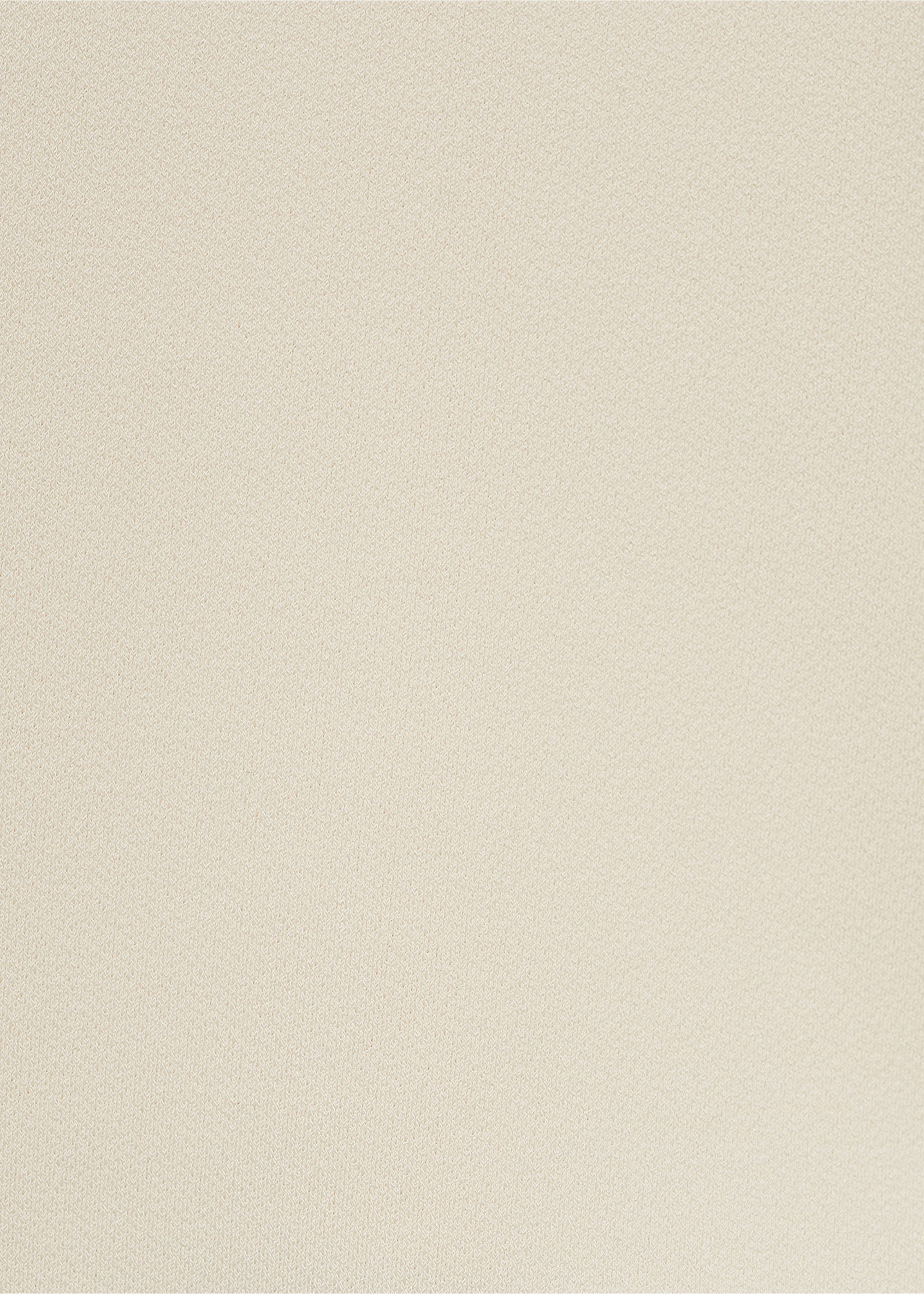 Boat-neck knitted top - Details of the article 8, Ecru. Ref: 87067180-00.