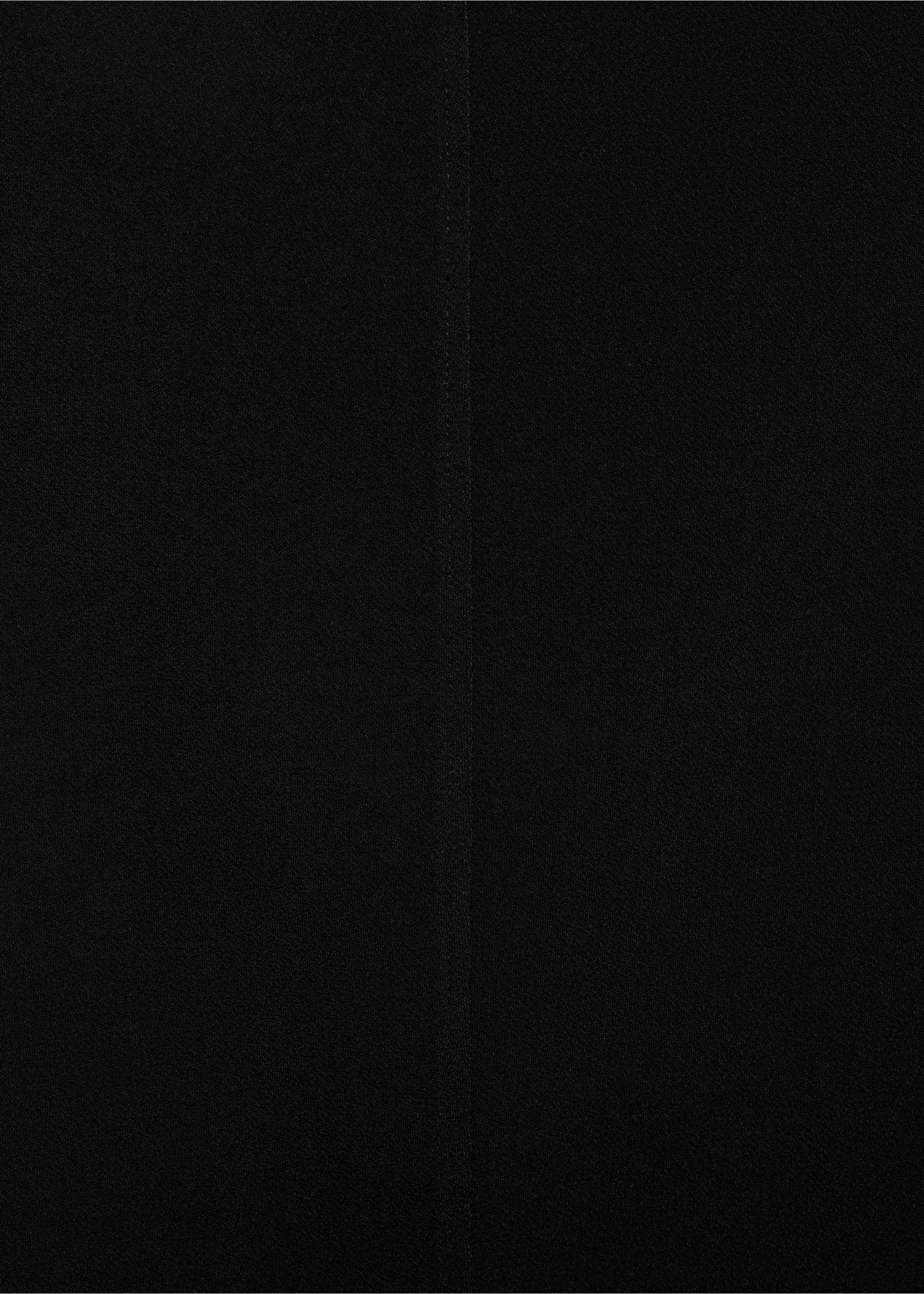 Stickad topp med båtringning - Detaljer om artikeln 8, Svart. Ref: 87067180-00.