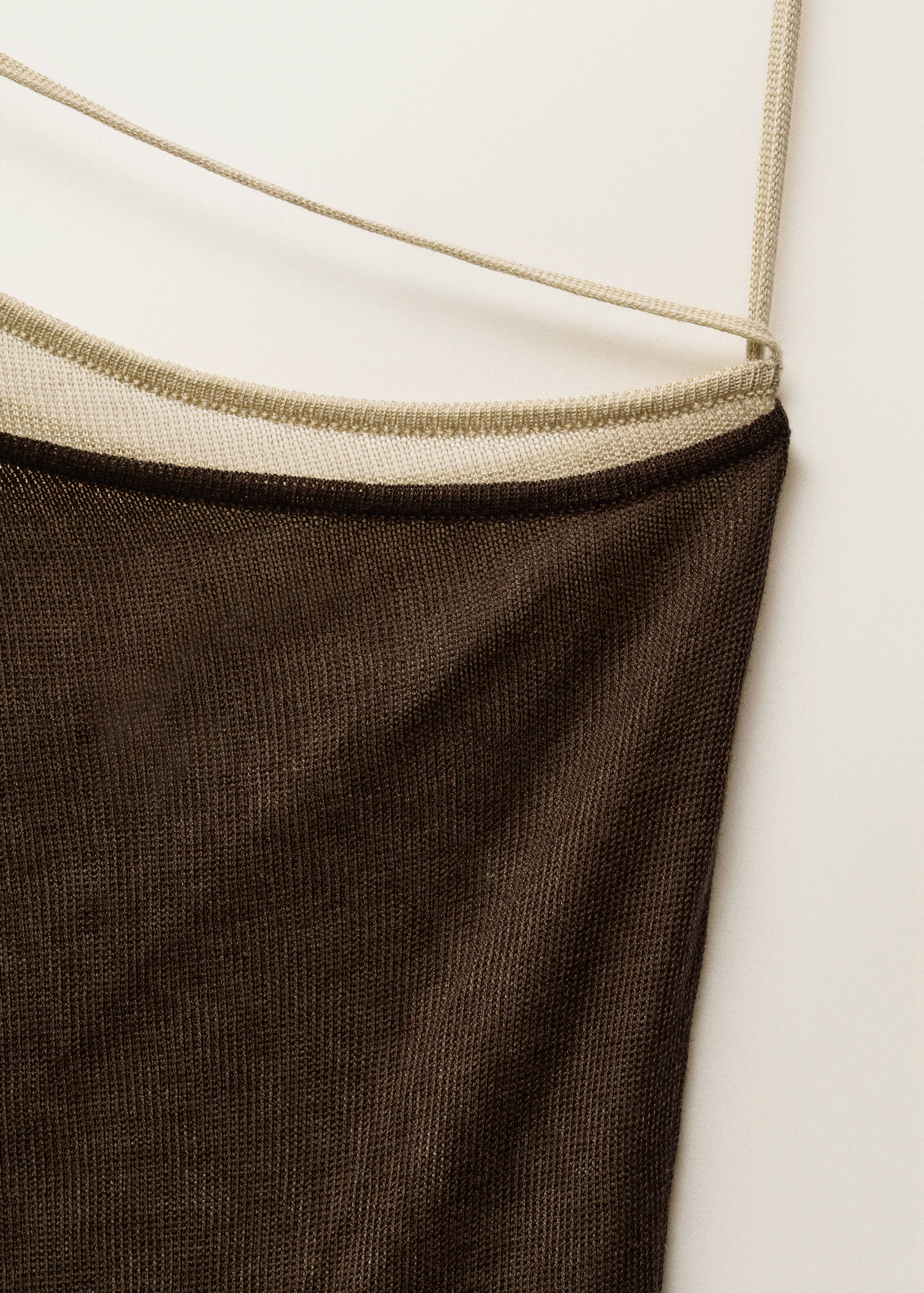 Robe en maille lyocell combinée - Détail de l'article 8