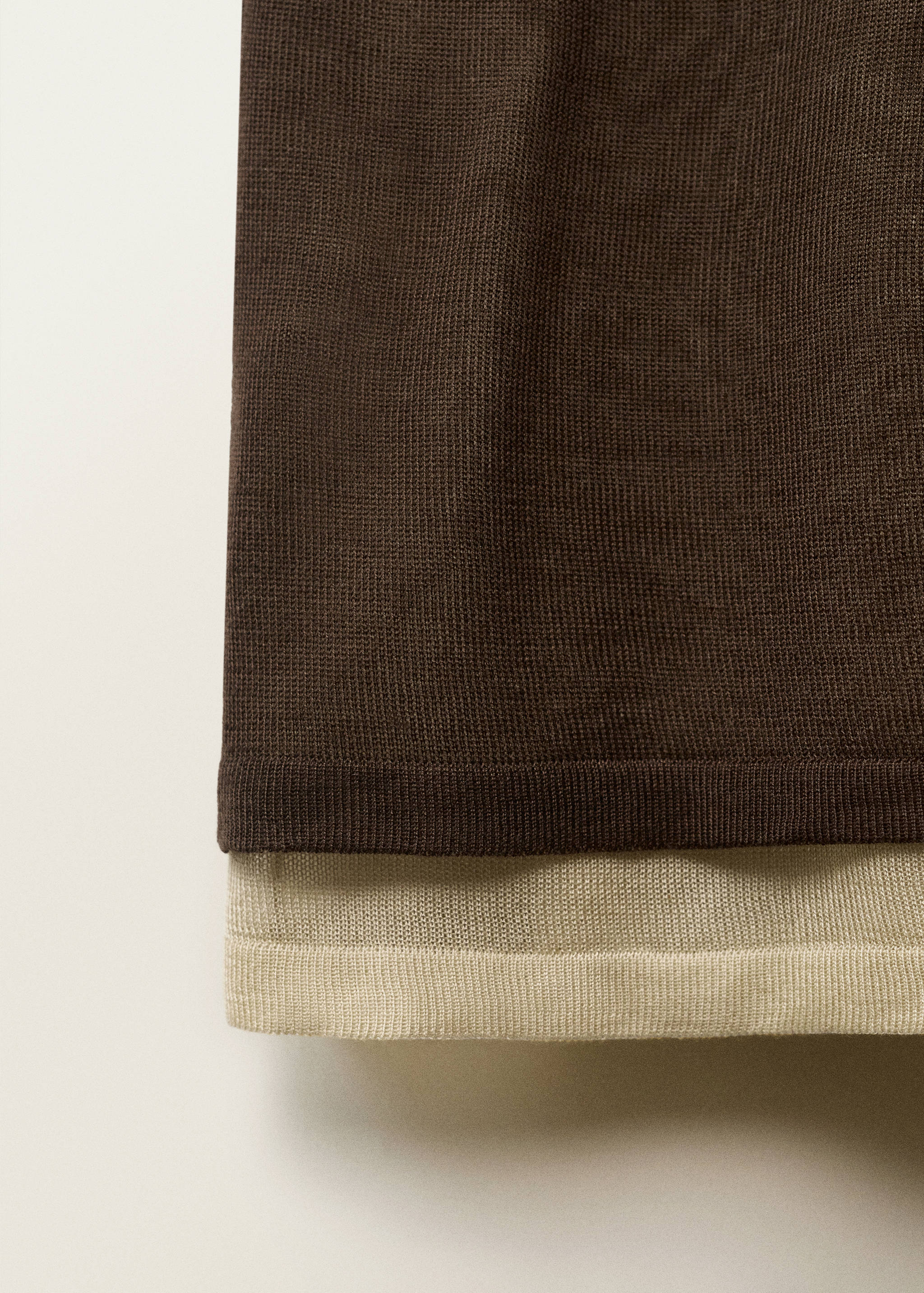 Robe en maille lyocell combinée - Détail de l'article 0