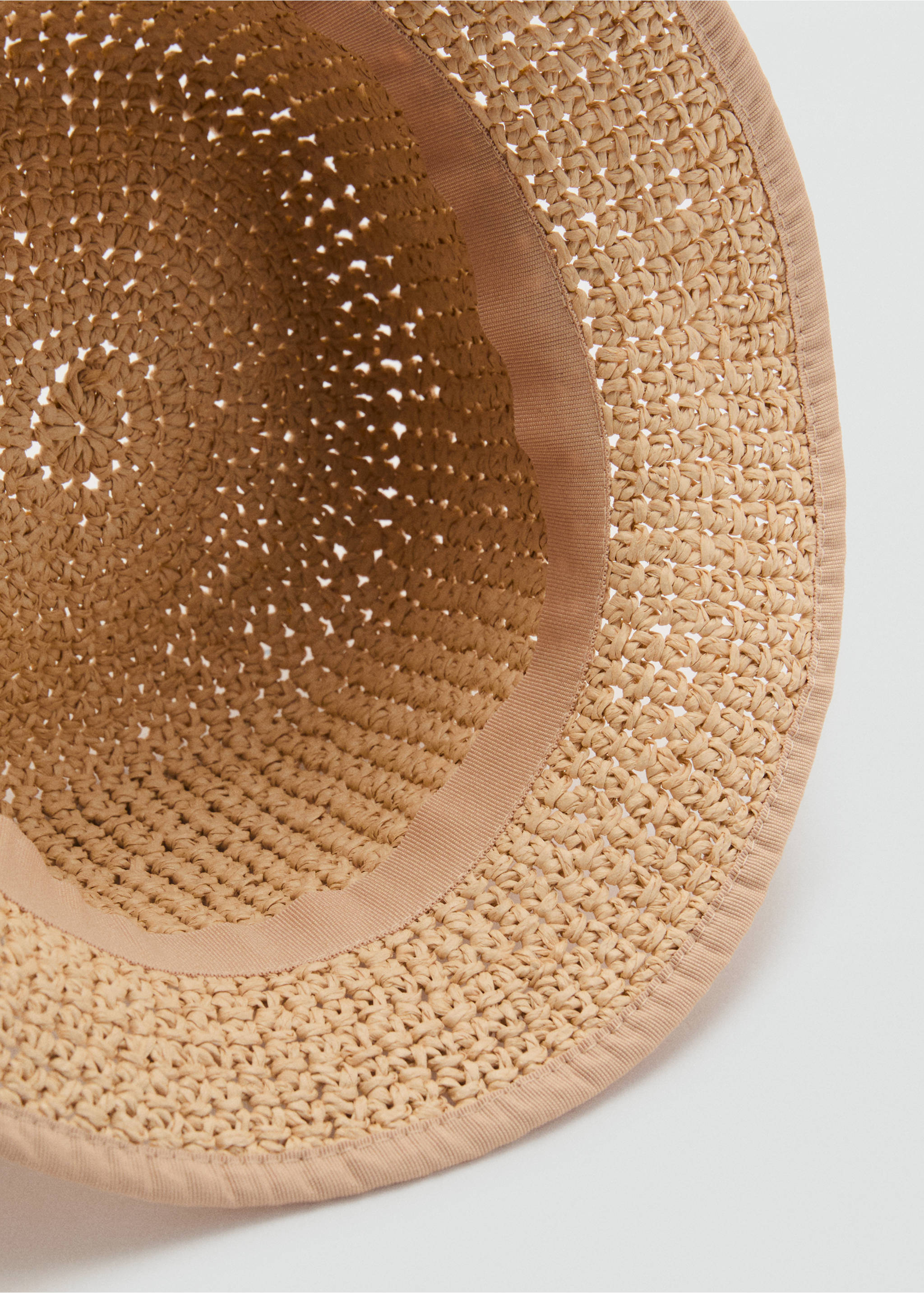 Chapeau fibre naturelle - Détail de l'article 1, Écru. Ref: 87067669-00.