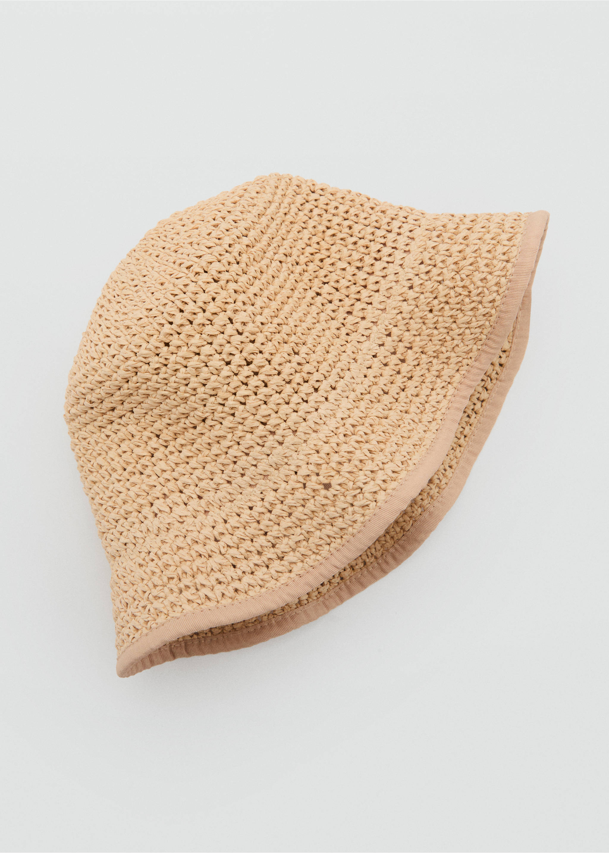 Chapeau fibre naturelle - Détail de l'article 2, Écru. Ref: 87067669-00.