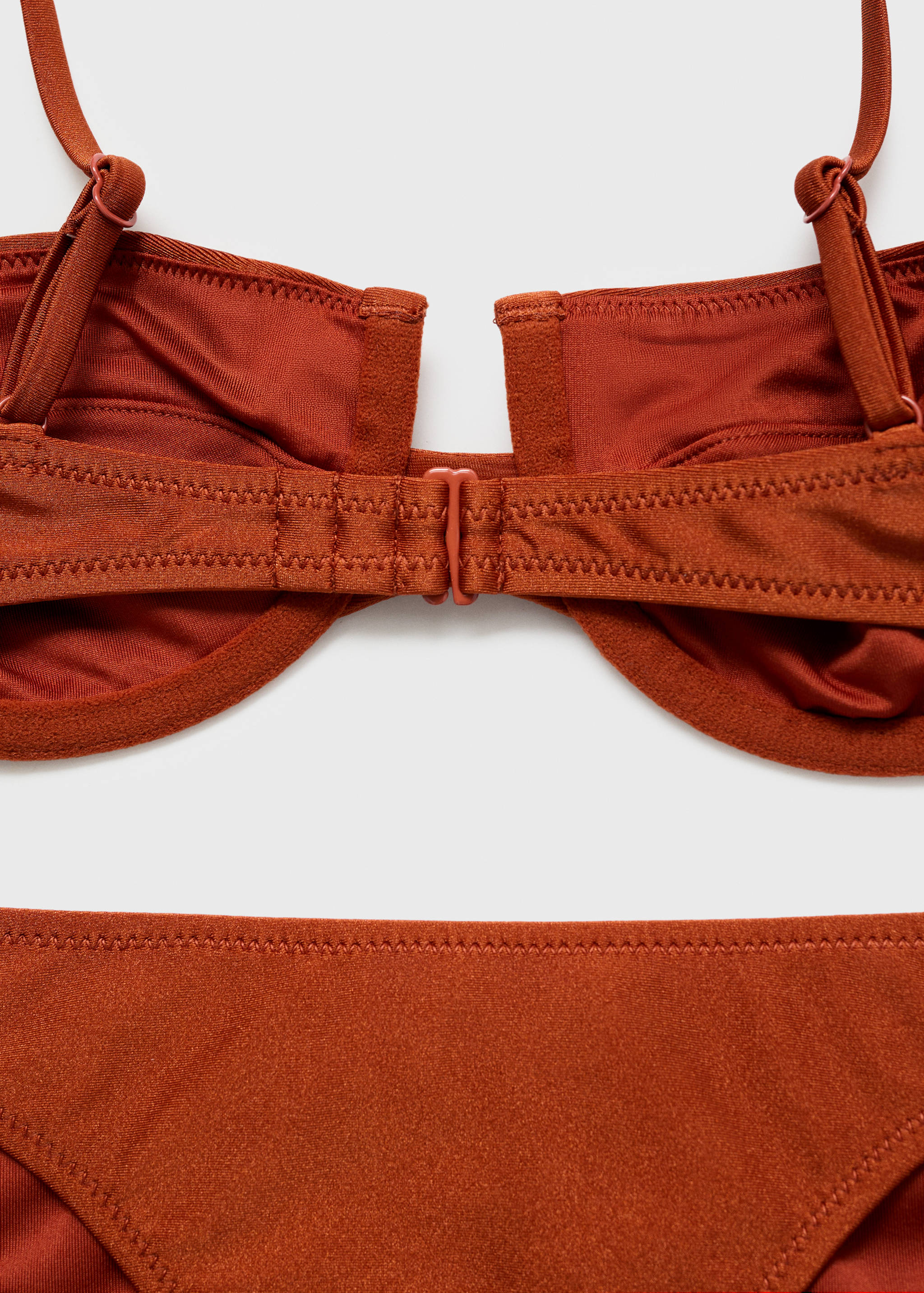 Top bikini cèrcols acabat setinat - Detall de l'article 8