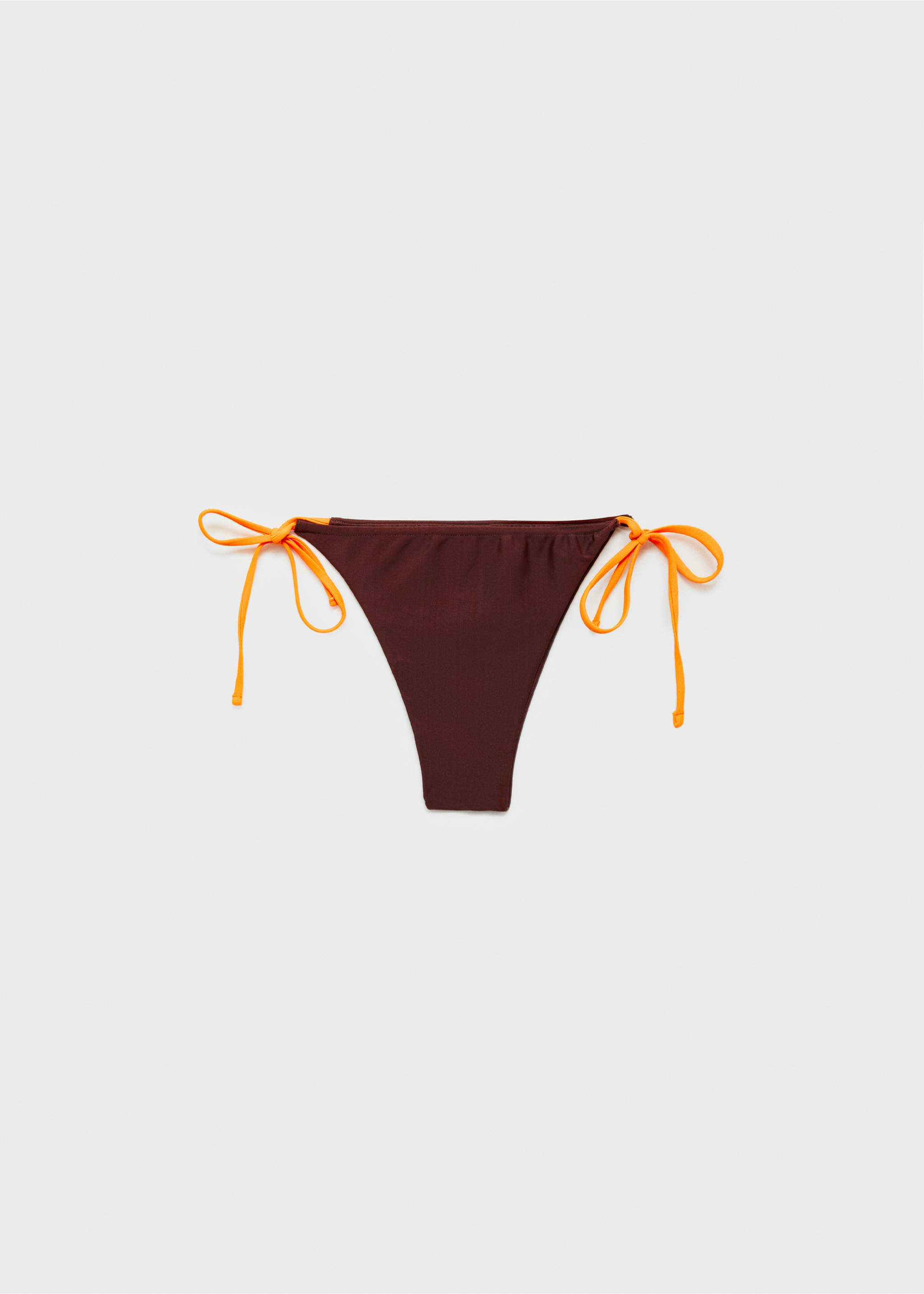 Culotte bikini nœuds - Article sans modèle, Chocolat. Ref: 87067677-00.