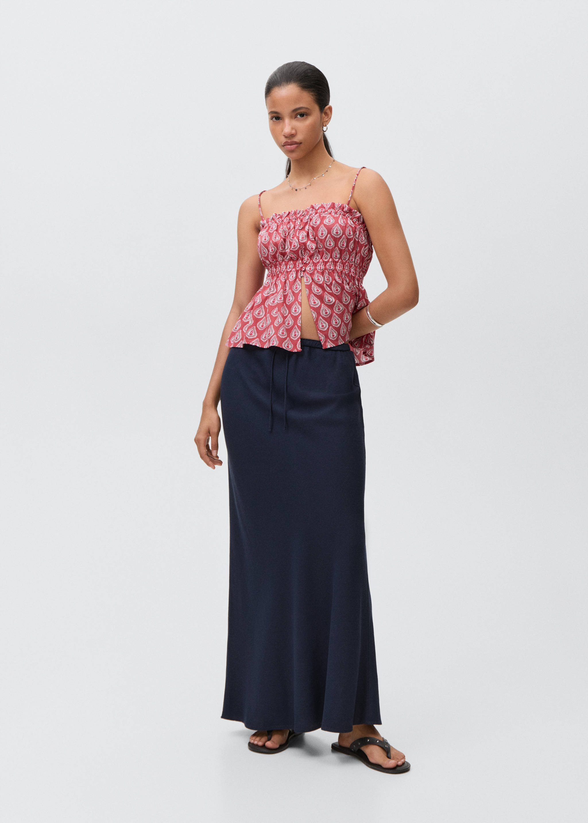 Printed strap top - General plane