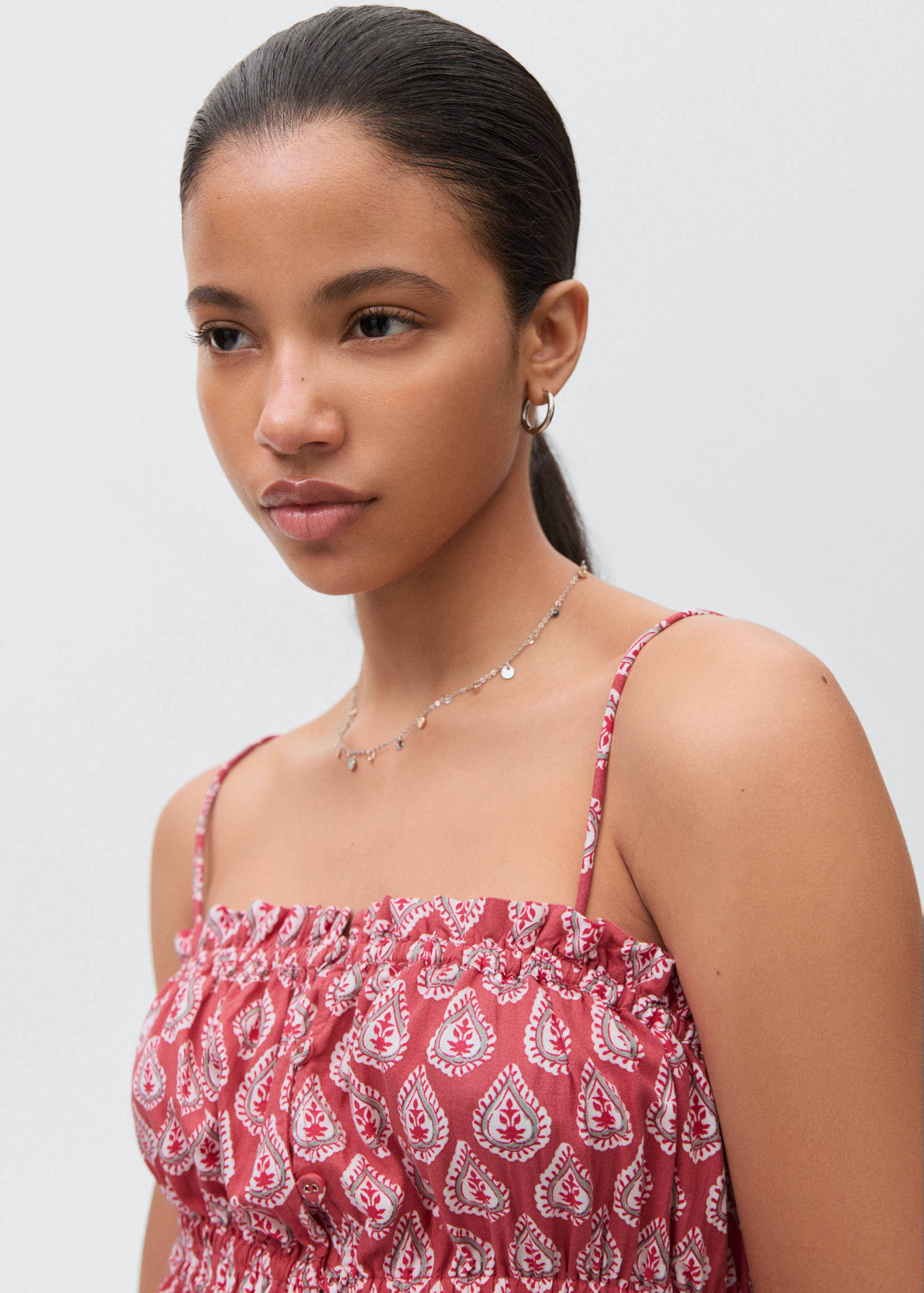 Printed strap top - Details of the article 1
