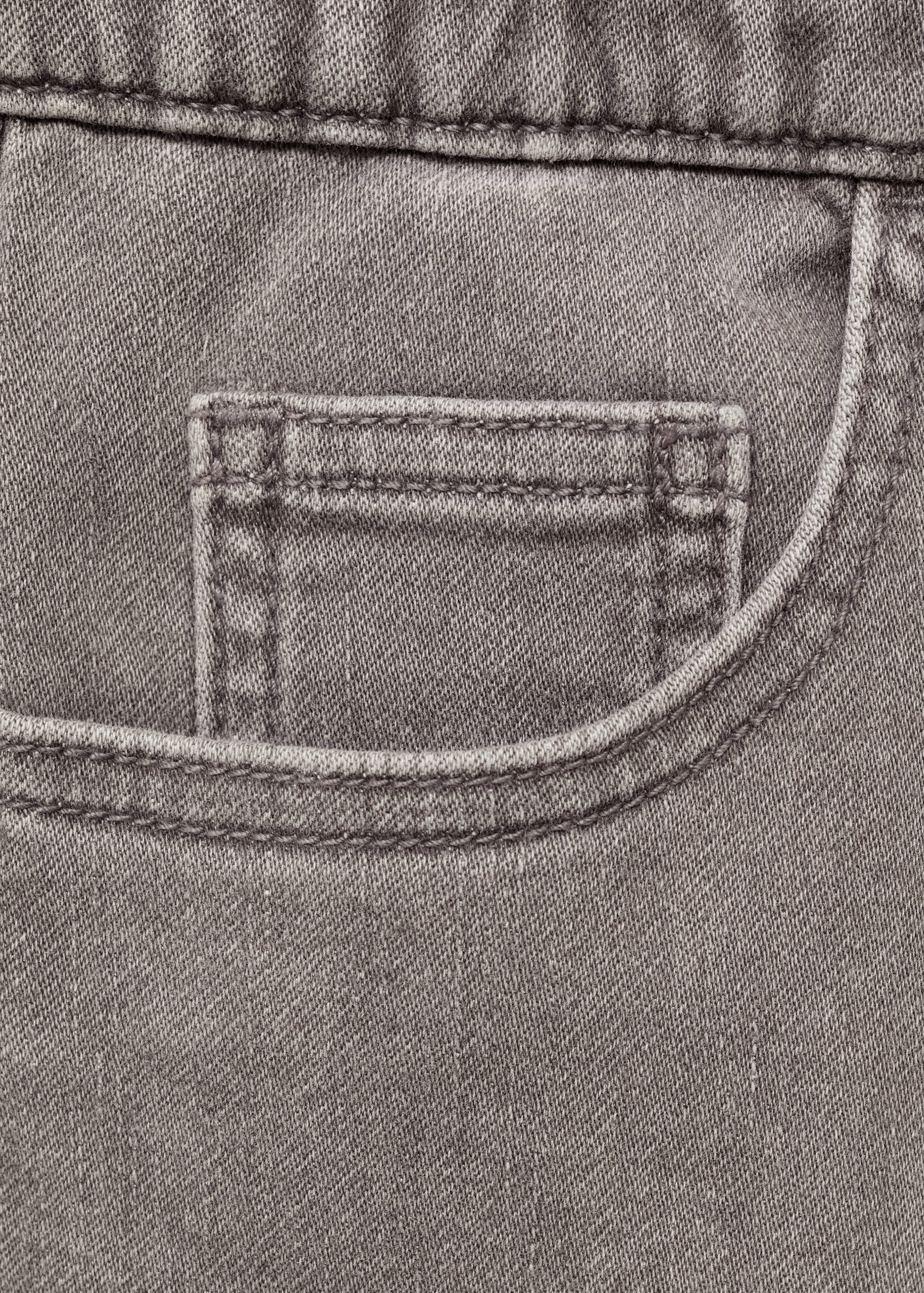 Jeans-Bermudas mit Kordel - Detail des Artikels 0