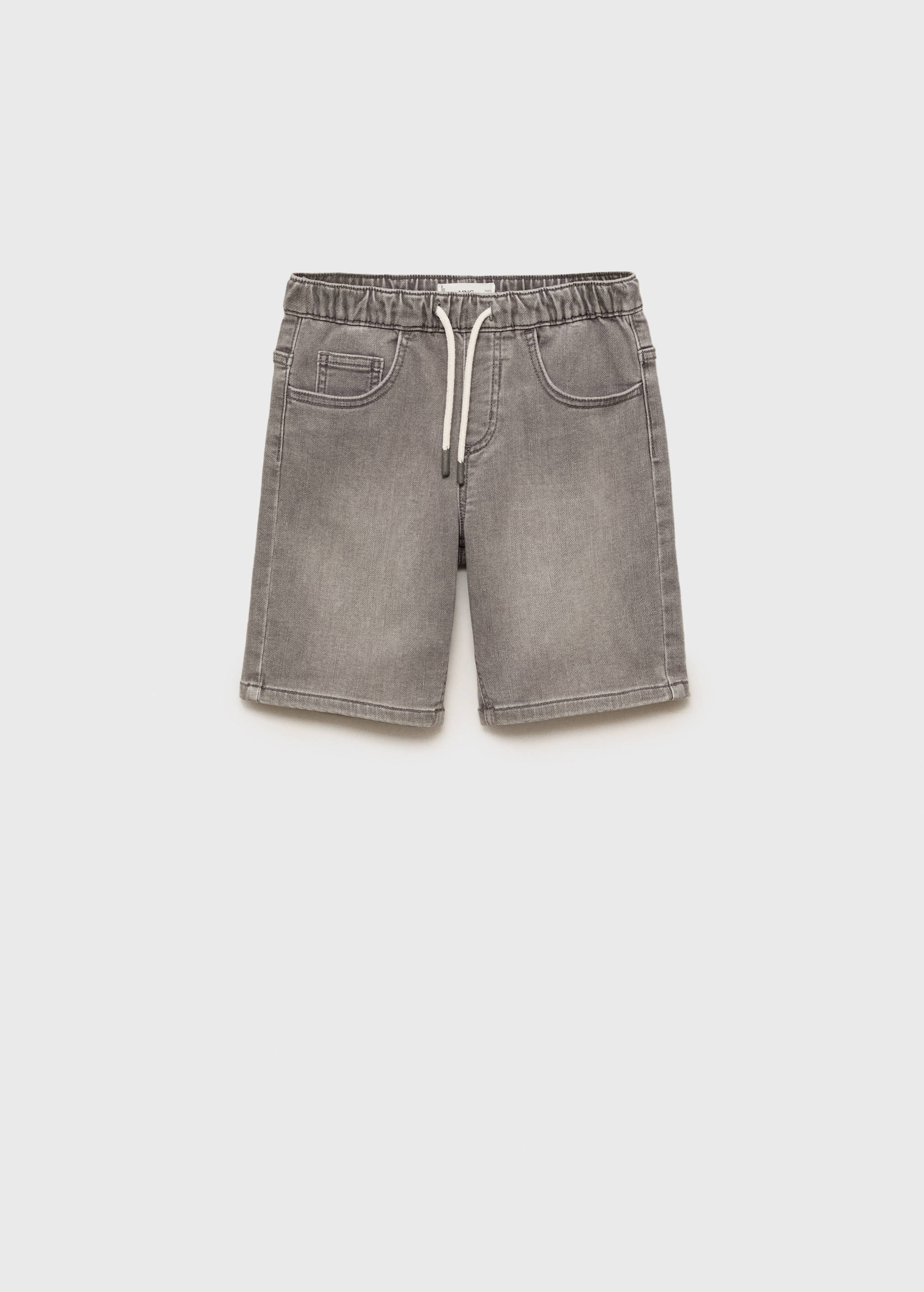 Jeans-Bermudas mit Kordel - Artikel ohne Model