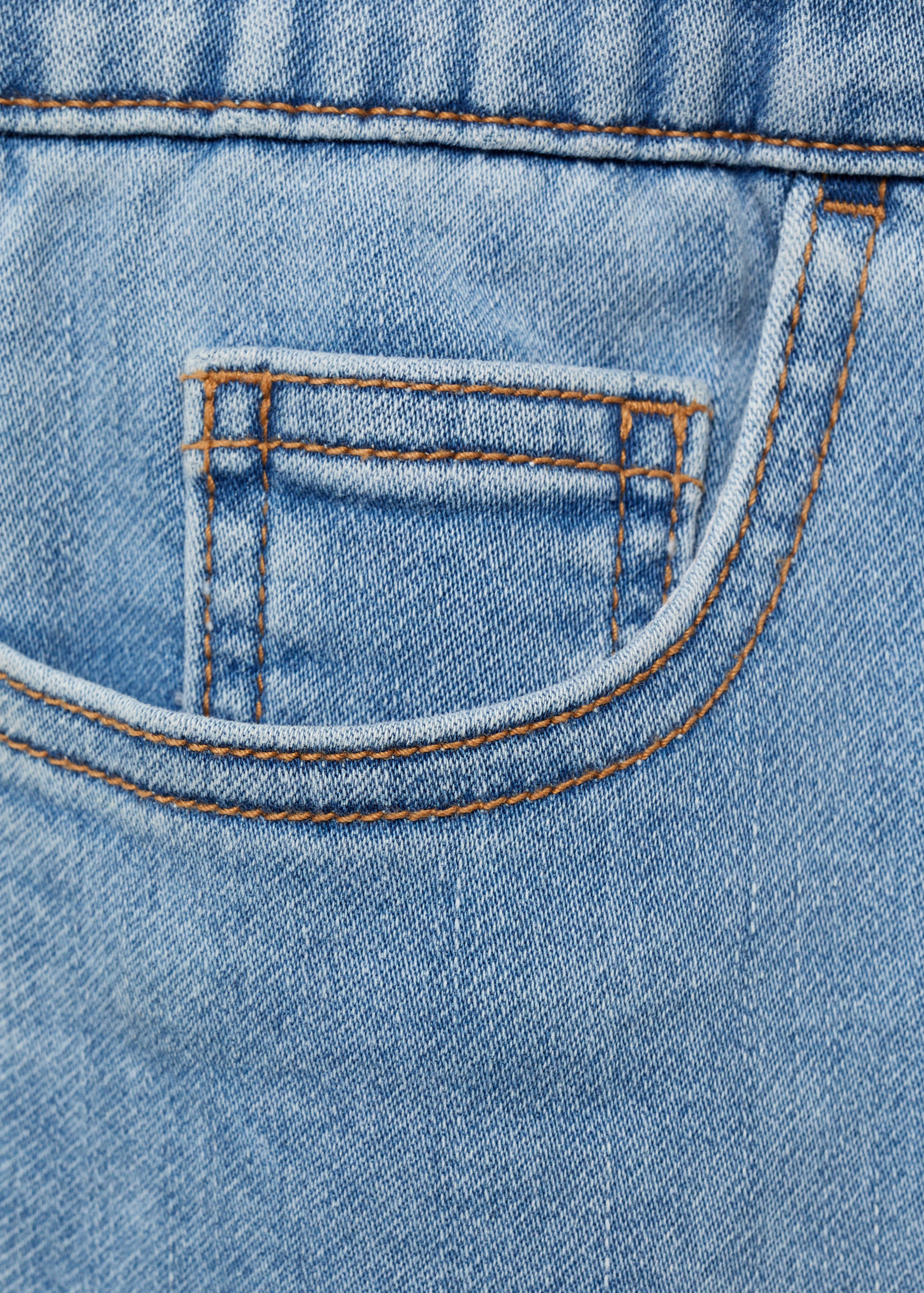 Jeans-Bermudas mit Kordel - Detail des Artikels 0