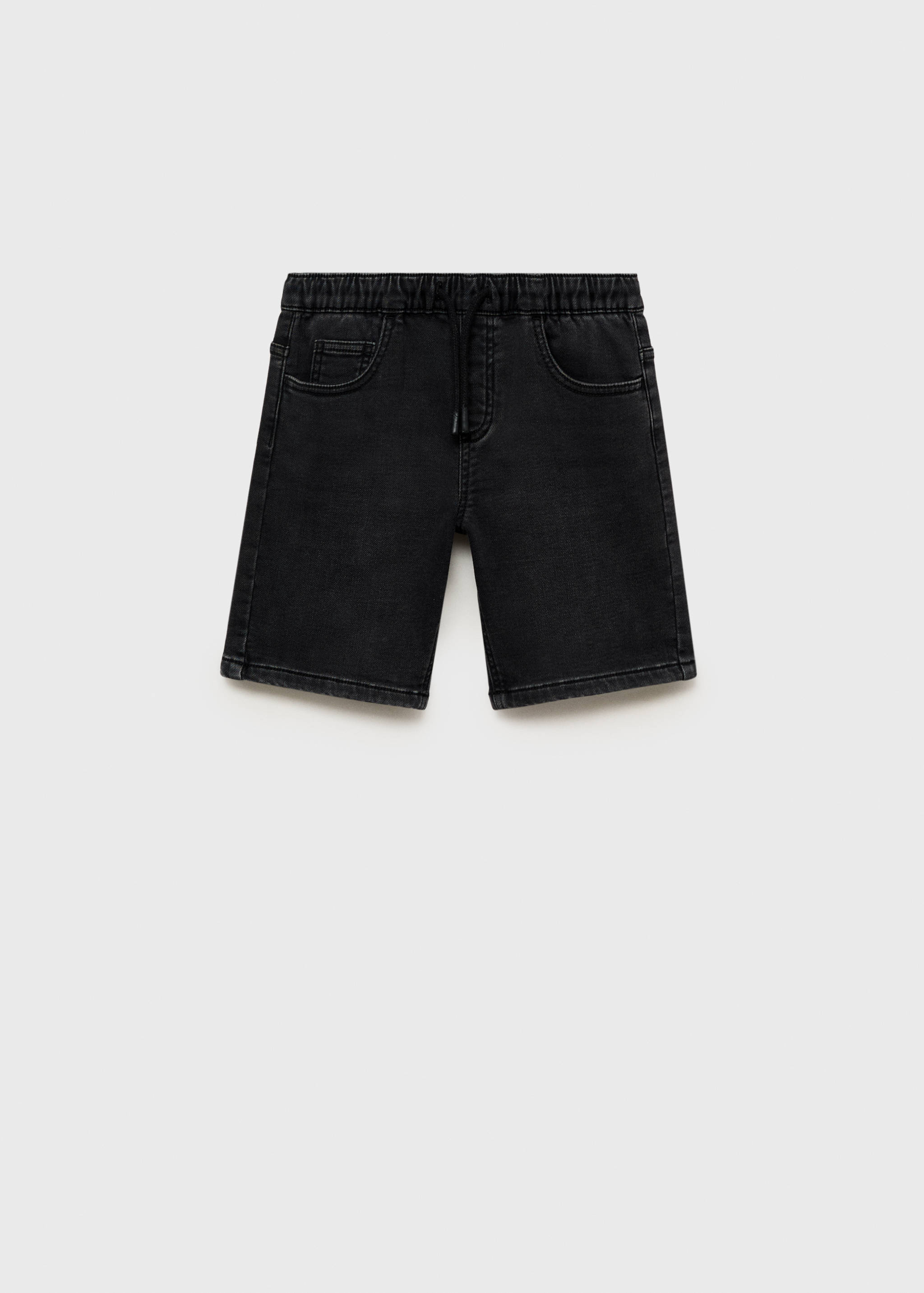 Jeans-Bermudas mit Kordel - Artikel ohne Model