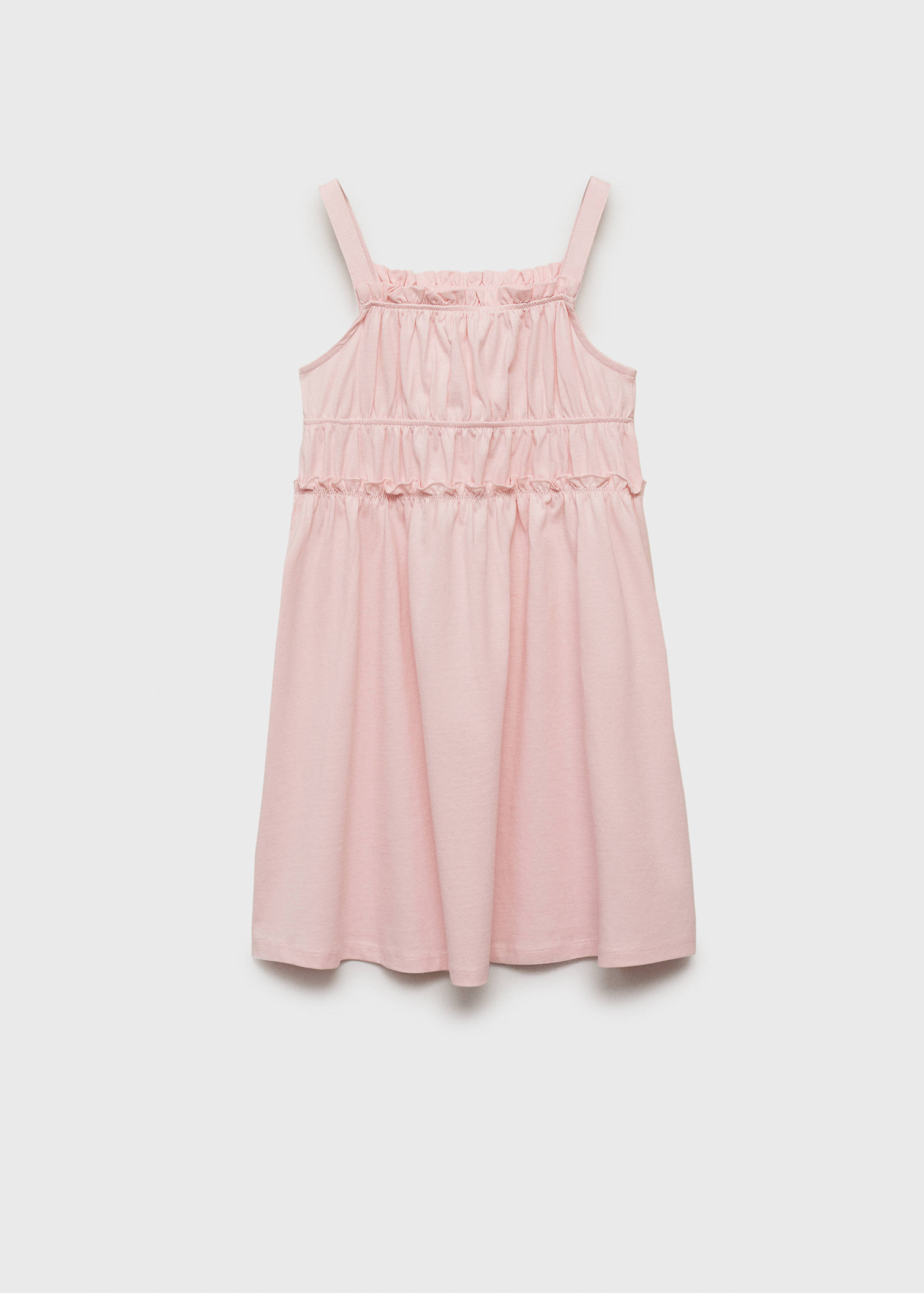 Trägerkleid mit Raffdetails - Rückseite des Artikels