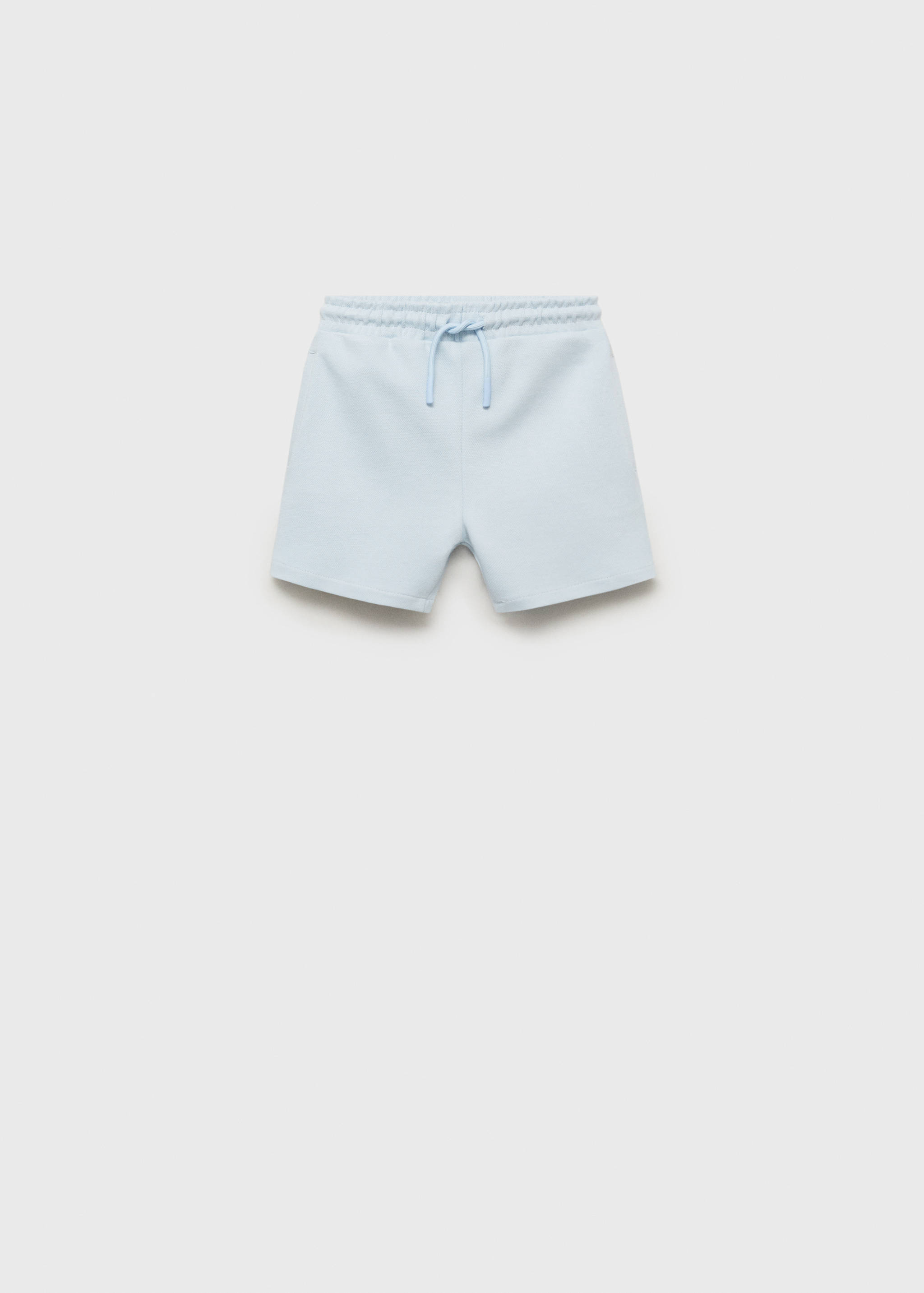 Cotton shorts with drawstring - Article without model
