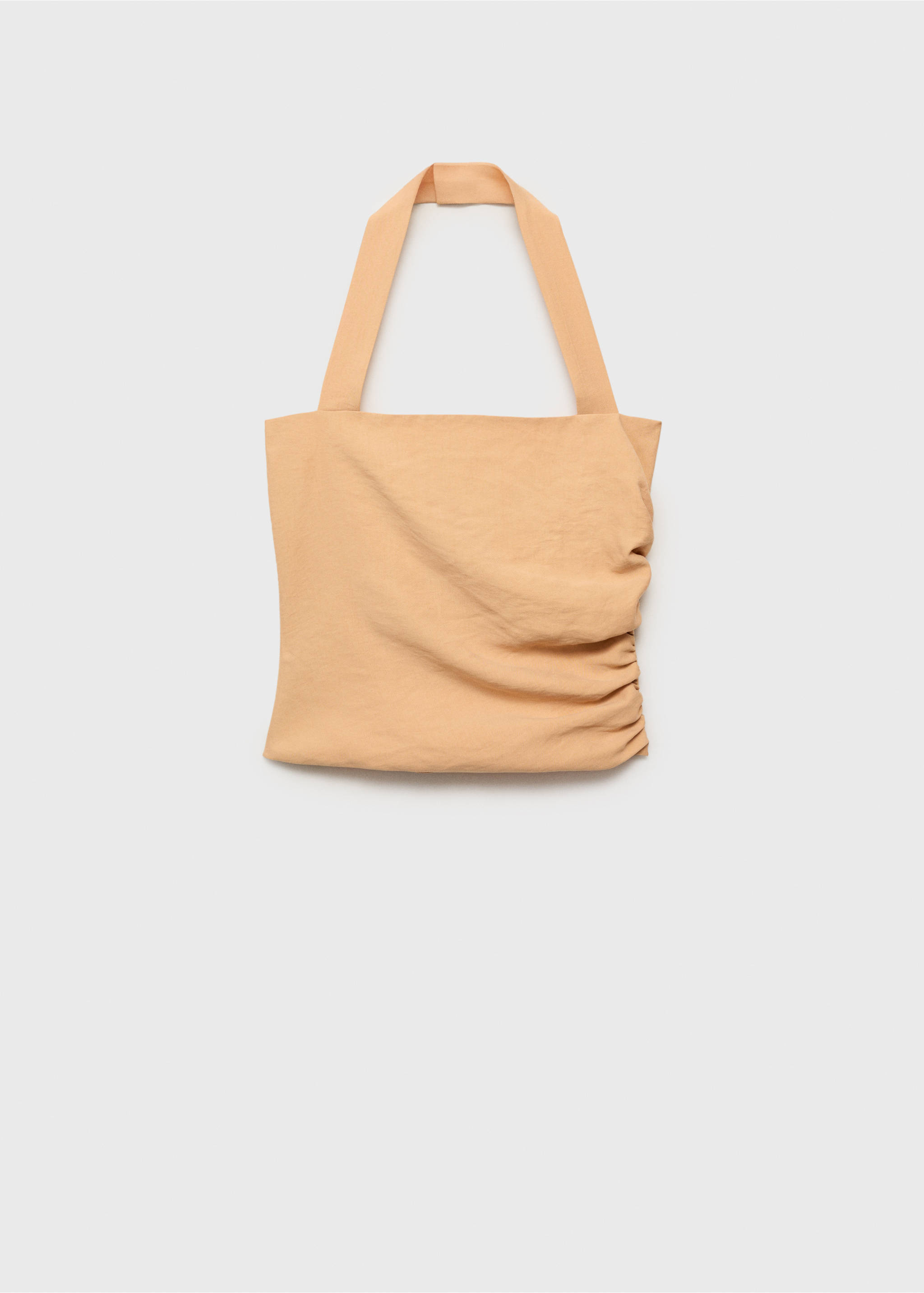 Top lyocell détail froncé - Article sans modèle, Nude. Ref: 87067719-00.