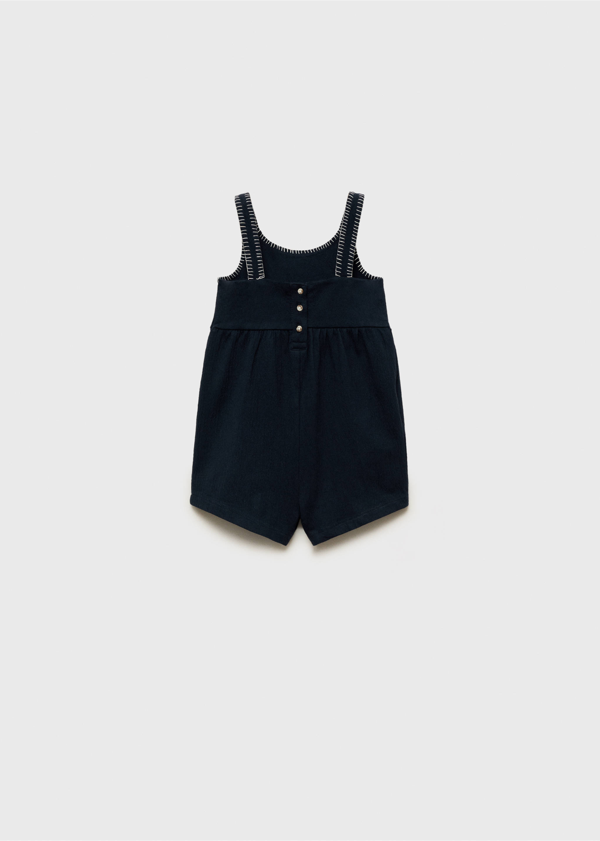 Combi-short droite - Verso de l’article, Bleu marine foncé. Ref: 87067892-00.